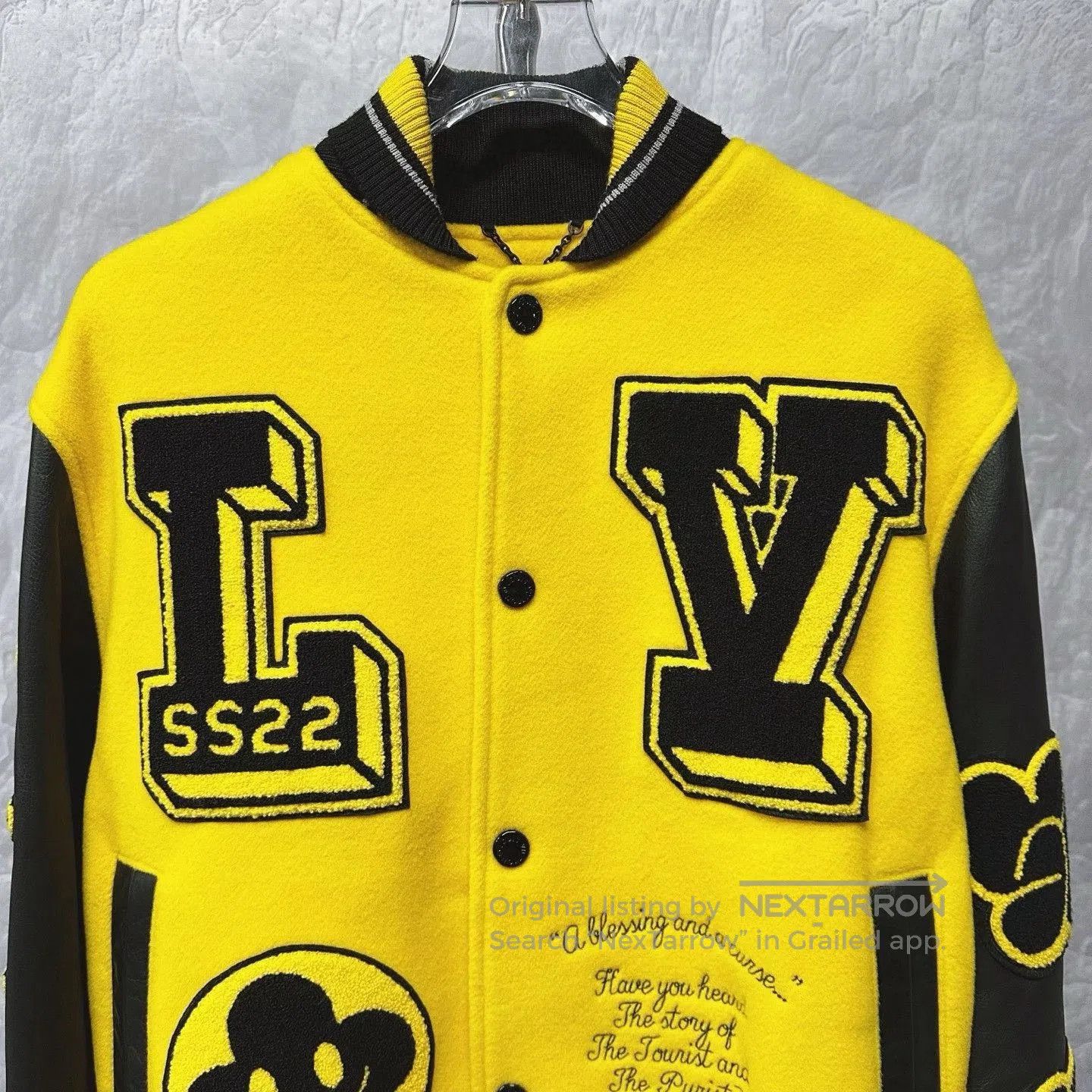 Louis Vuitton louis vuitton yellow varsity jacket with graphics. Size US L / EU 52-54 / 3 - 2 Thumbnail