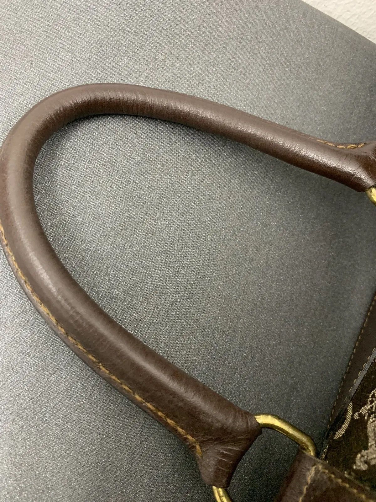 Celine Vintage Celine Monogram Handbag Size ONE SIZE - 12 Thumbnail
