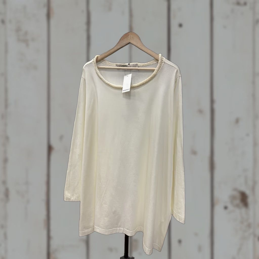 Vintage VINTAGE Rundholz Long Sleeve T-Shirt Dress OS Women Beige Green Y2K Rare NWT Dress Style T-Shirt Dress Woman OS Shoes? Size ONE SIZE - 1 Thumbnail