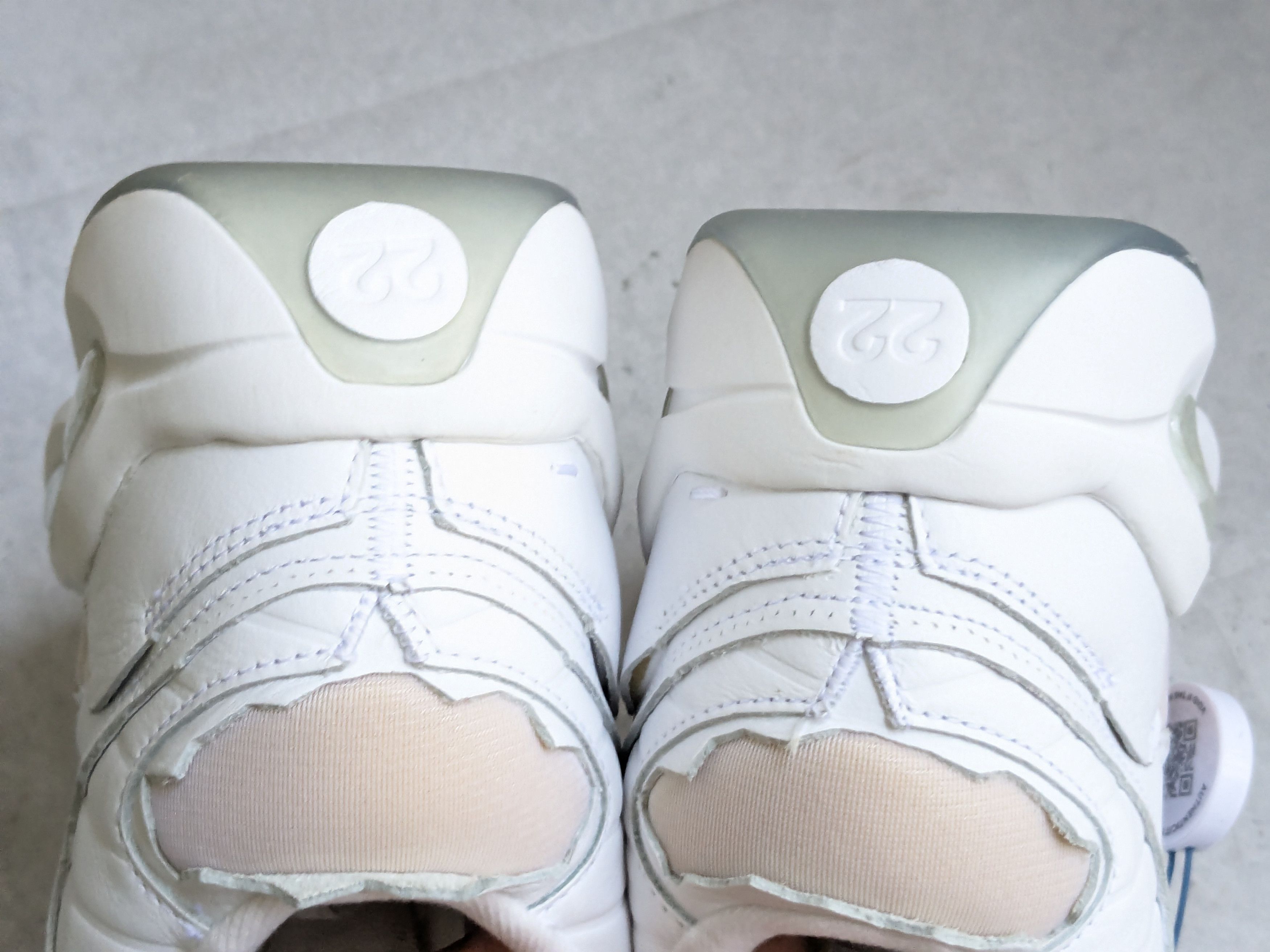 Maison Margiela × Reebok Maison Margiela Reebok Question White 9 High Tops Leather Size US 9 / EU 42 - 12 Thumbnail