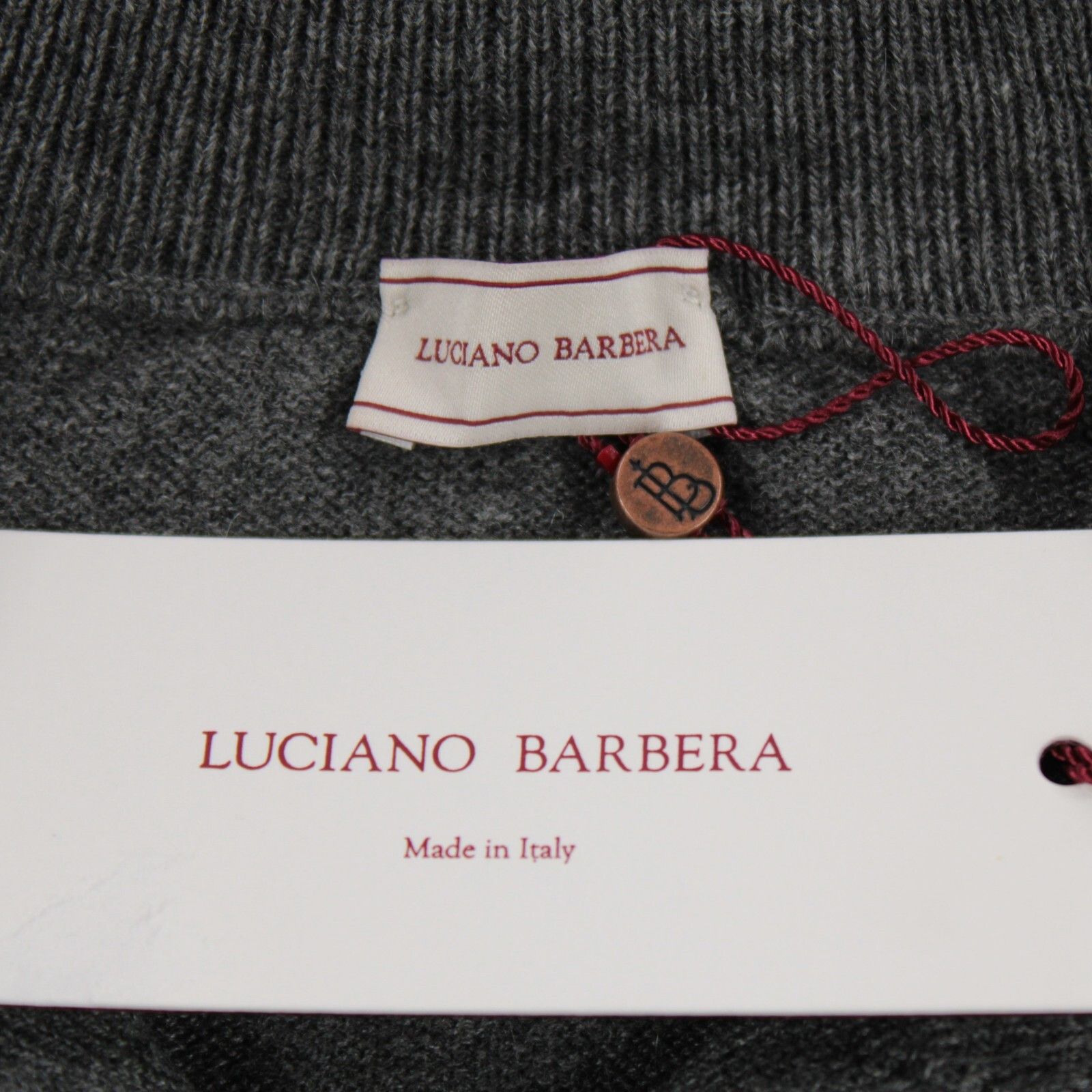 Luciano Barbera Luciano Barbera Sweater Size US L in Gray Size US L / EU 52-54 / 3 - 2 Thumbnail