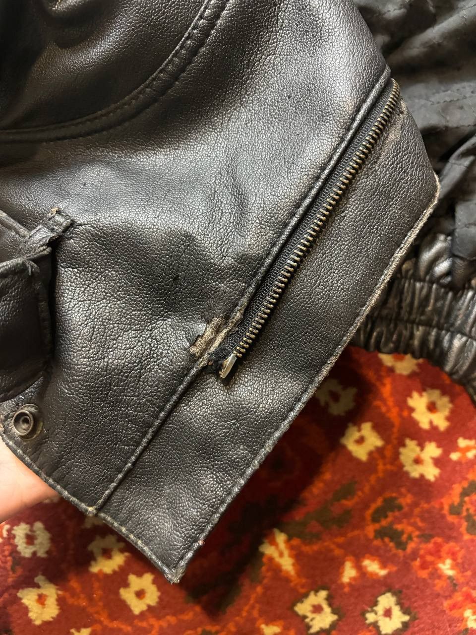 Other Vintage Y2K Maskin Leather Opium Biker Doble Pocket Bombers Size US L / EU 52-54 / 3 - 5 Thumbnail