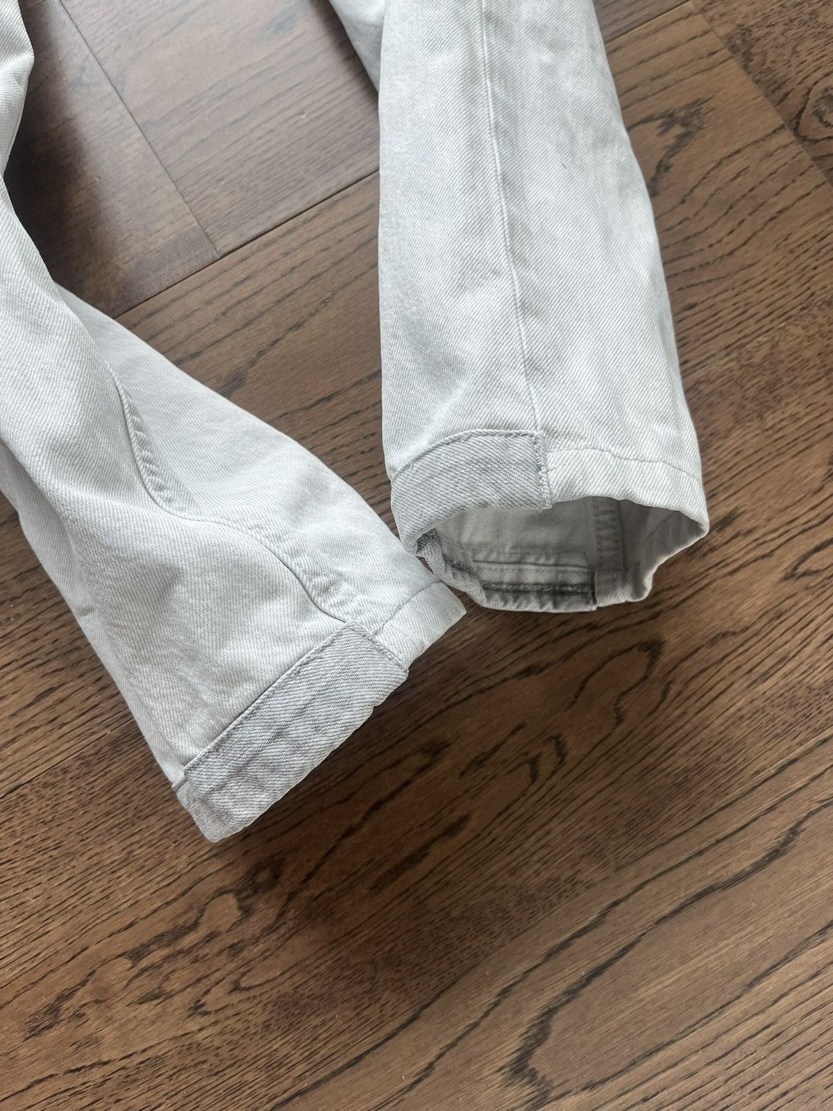 Maison Margiela Early Martin Margiela Line 10 Off White Denim Patched Jeans Size US 32 / EU 48 - 7 Thumbnail