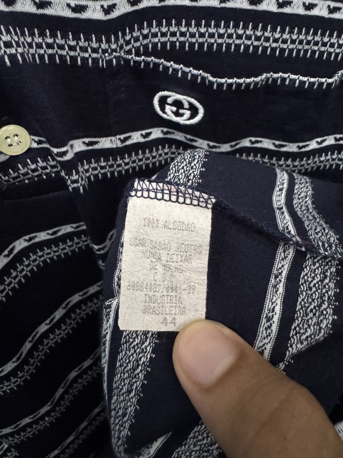 Gucci Vintage Gucci Polo Shirt Size US S / EU 44-46 / 1 - 5 Thumbnail