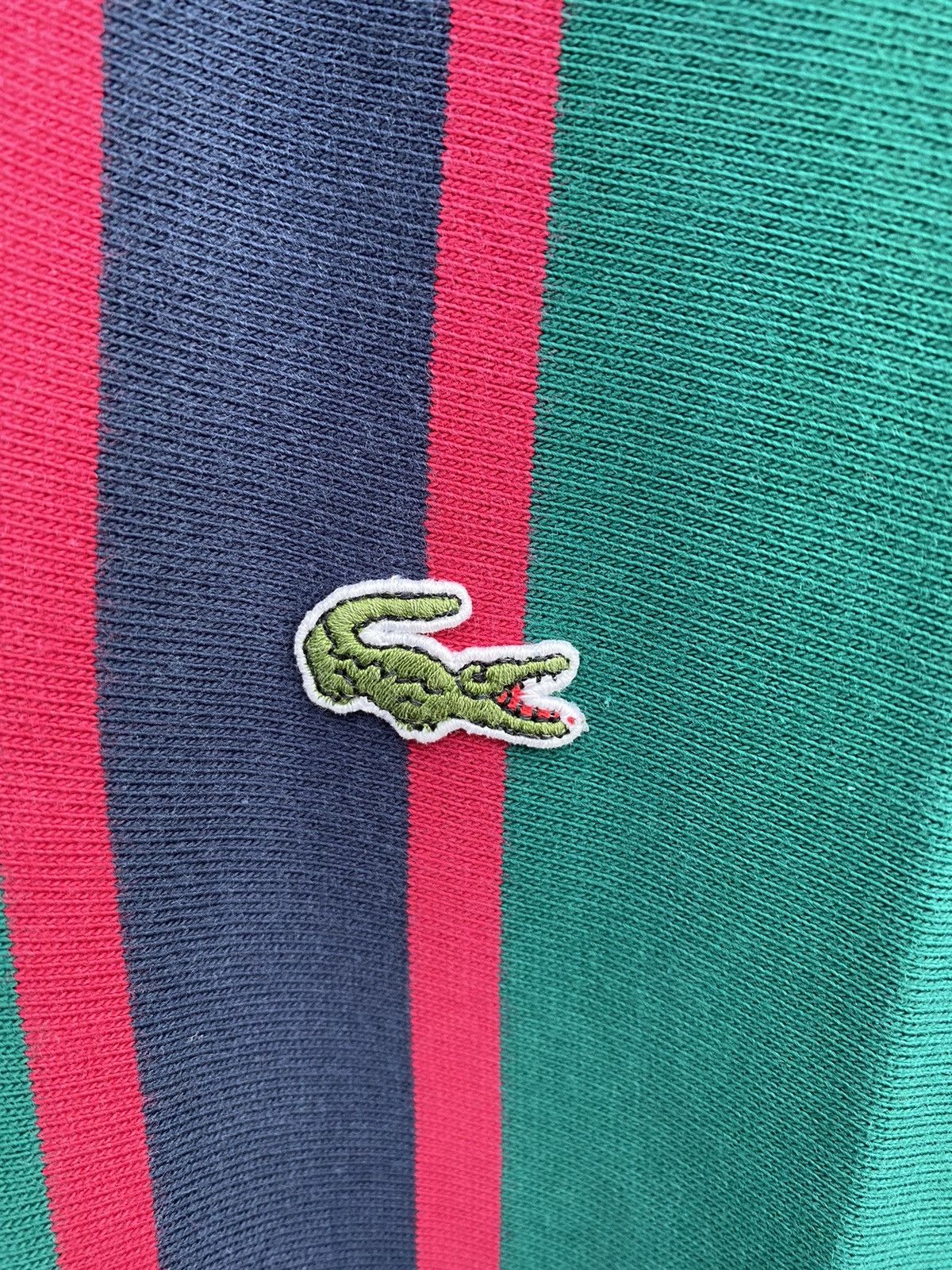 Lacoste MADE IN FRANCE Vintage Lacoste Preppy Striped Rugby Polo Size US M / EU 48-50 / 2 - 8 Thumbnail