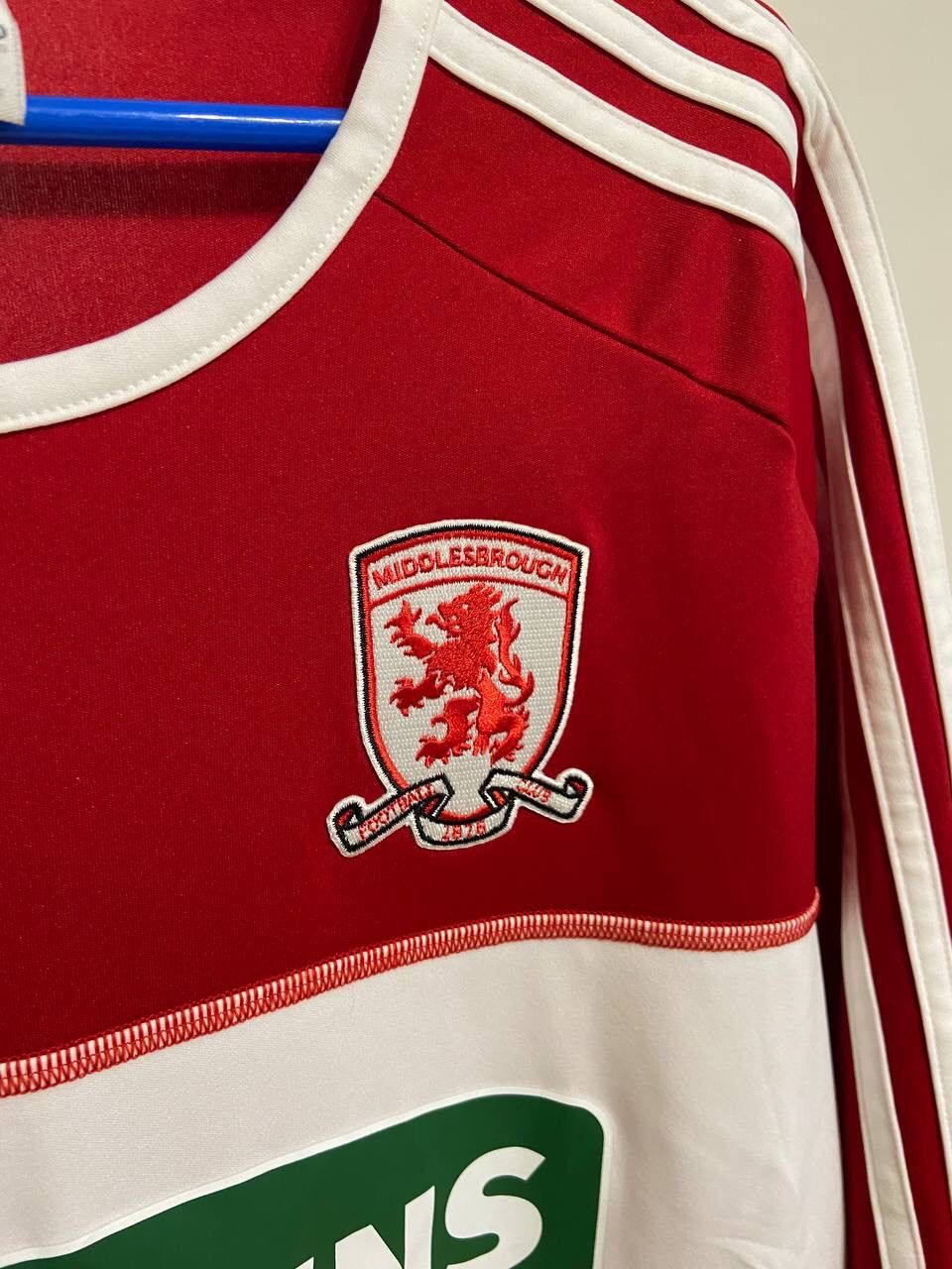 Adidas Middlesbrough Adidas 2011/2012 Home Football Jersey Size US XL / EU 56 / 4 - 4 Thumbnail