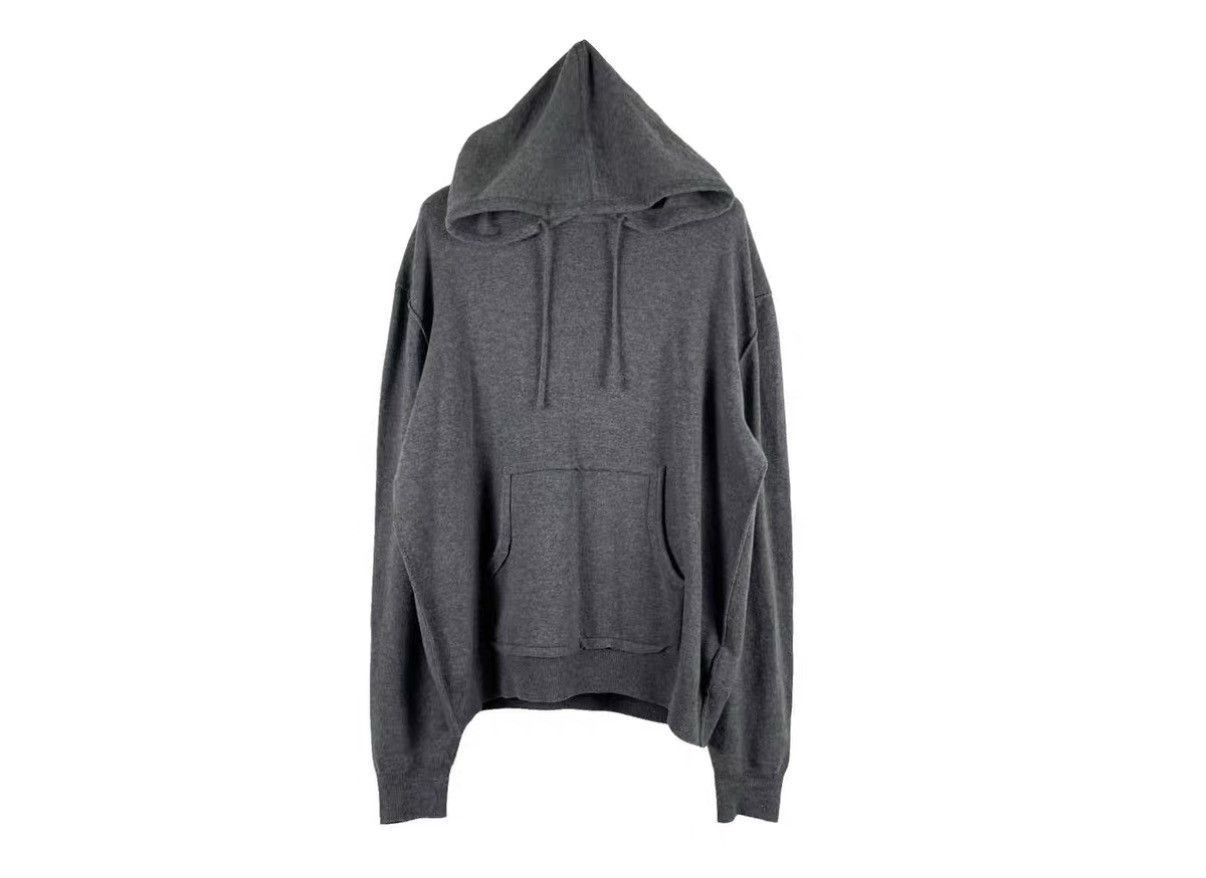 Maison Margiela Gray Oversized Hoodie with Front Pocket Size US XL / EU 56 / 4 - 1 Thumbnail