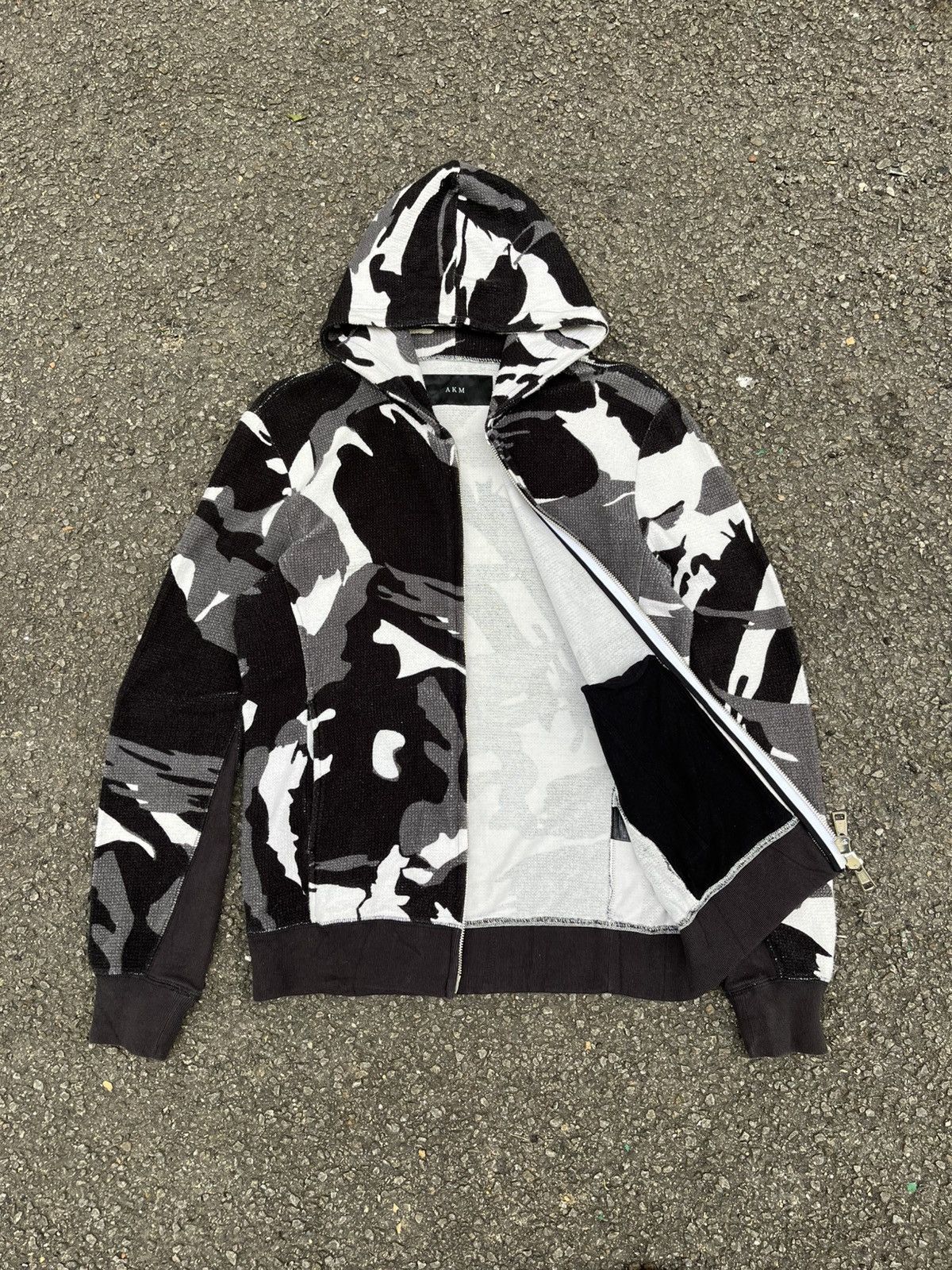 AKM AKM Japan Zip Up Hoodie Camo Military Style Size US S / EU 44-46 / 1 - 2 Thumbnail
