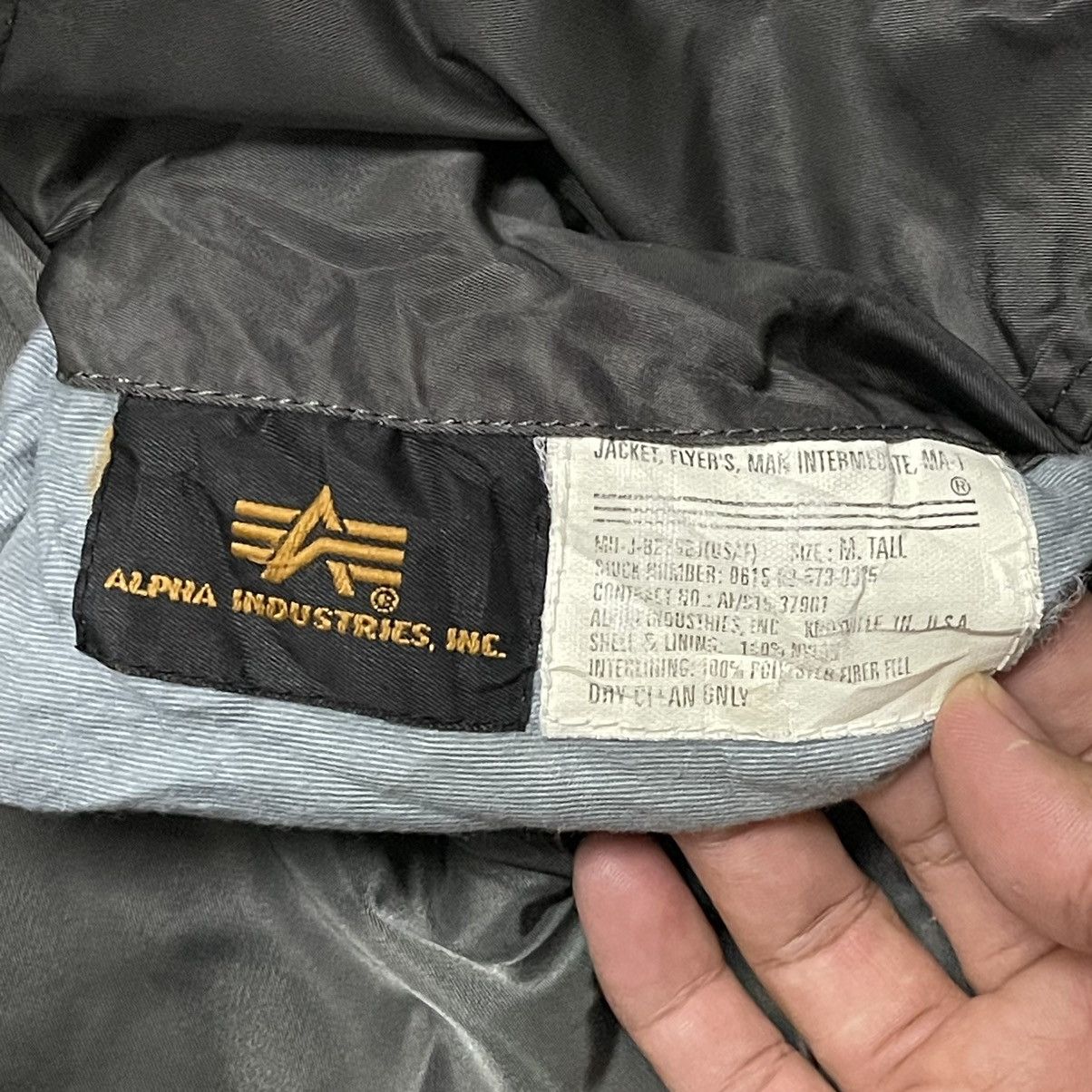 Alpha Industries Vintage Alpha Industries Ma 1 Flight Bomber Jacket Size US M / EU 48-50 / 2 - 7 Thumbnail