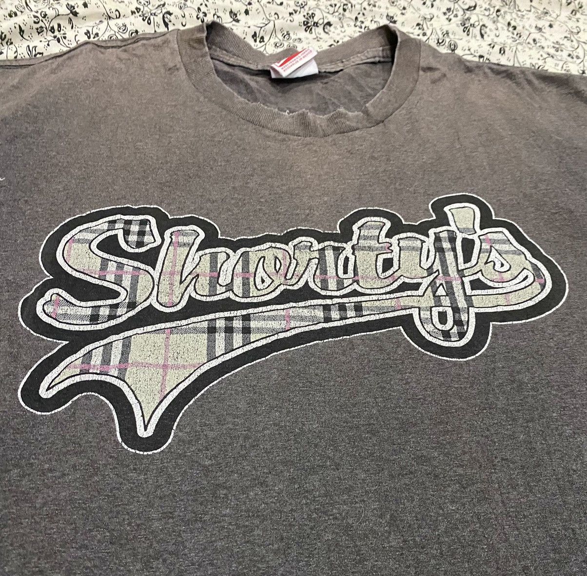Shorty's Skateboards × Vintage vtg shortys burberry design tee Size US XL / EU 56 / 4 - 2 Thumbnail