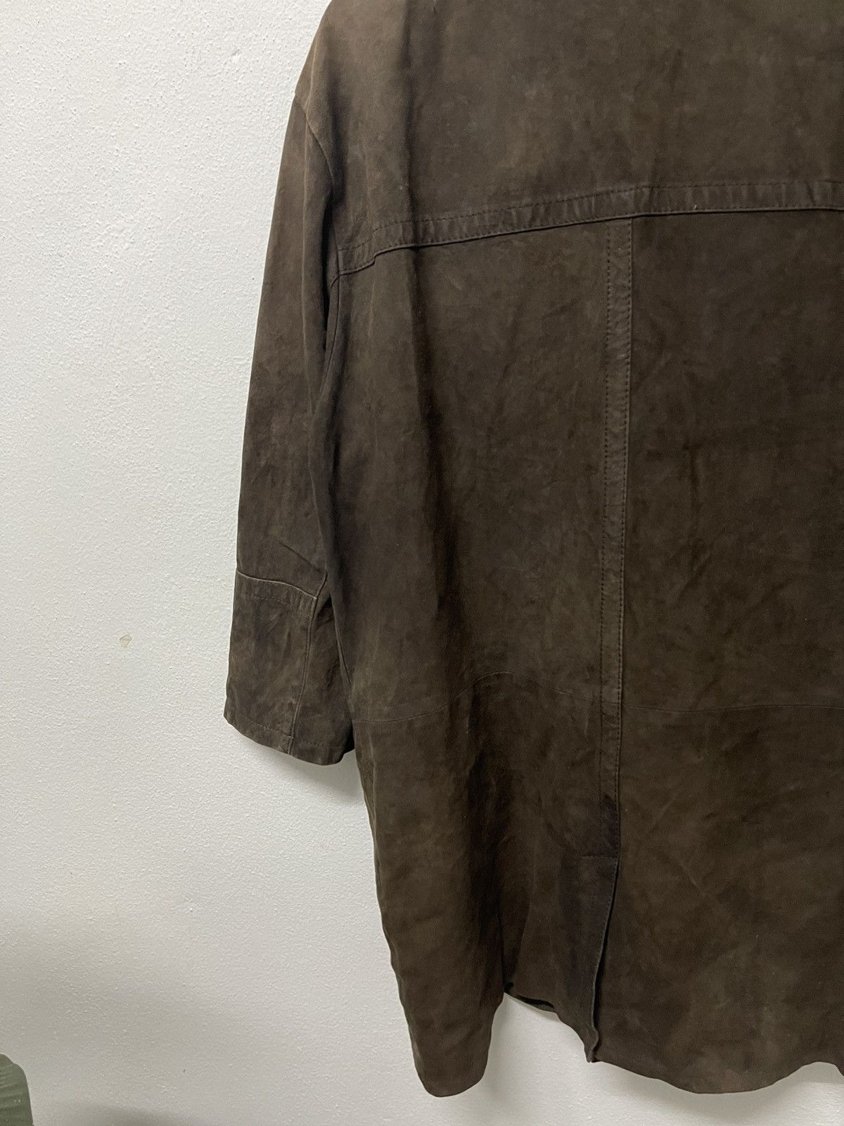 Gucci AW 1998 GUCCI BY TOMFORD SUEDE LEATHER COAT Size US L / EU 52-54 / 3 - 13 Thumbnail
