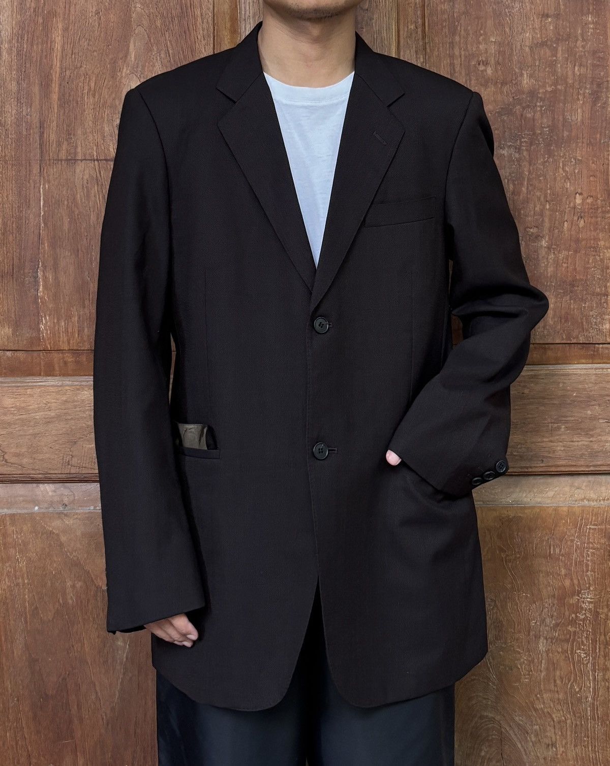 Yohji Yamamoto FREE TAX! AAR Wool Blazer Jacket Size US L / EU 52-54 / 3 - 1 Thumbnail