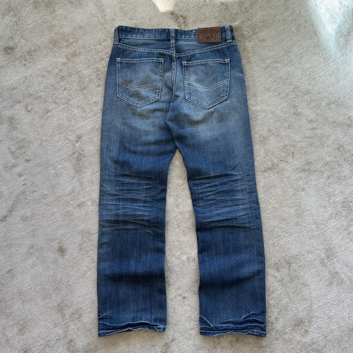 Ecko Unltd. Ecko UNLTD Text Print Denim Jeans Size US 30 / EU 46 - 4 Thumbnail