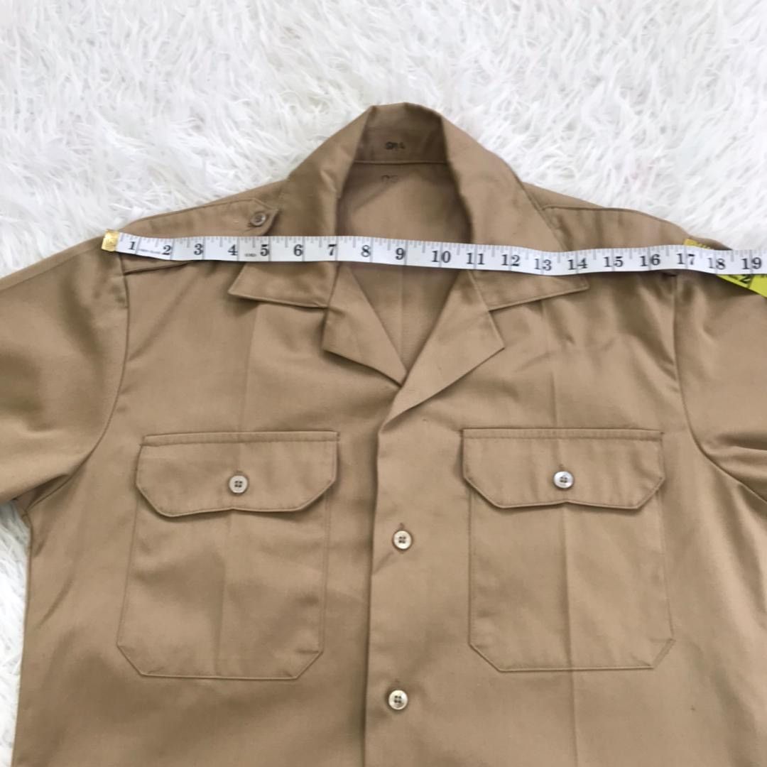 Army Of Me × Vintage Army Tan 445 Short Sleeve Shirt J.H.Rutter Rex Size US S / EU 44-46 / 1 - 8 Thumbnail