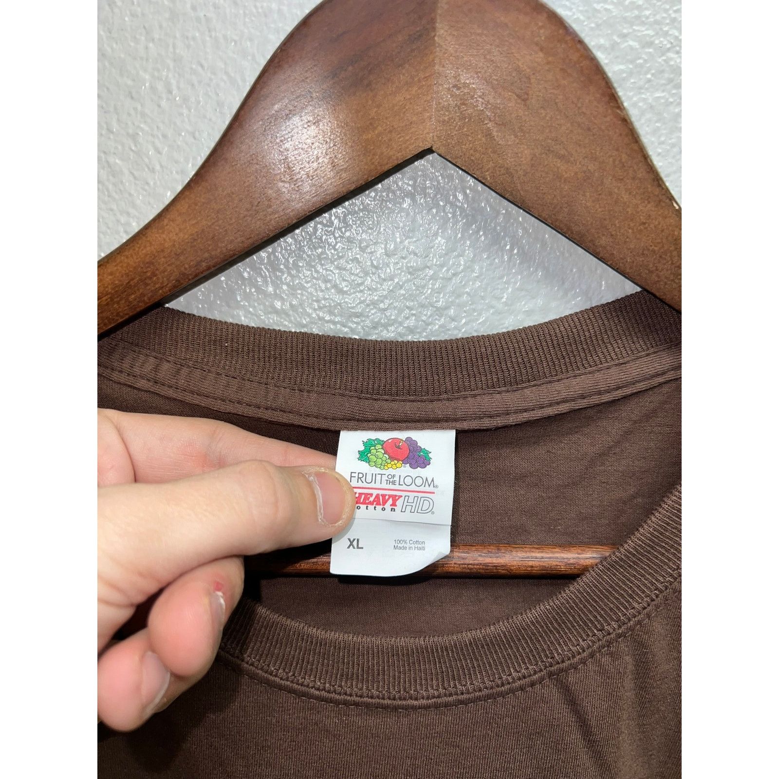 Fruit Of The Loom Wyoming Lottery Shirt Wyolotto Cowboy Draw Brown Tee FOTL XL Size US XL / EU 56 / 4 - 4 Thumbnail