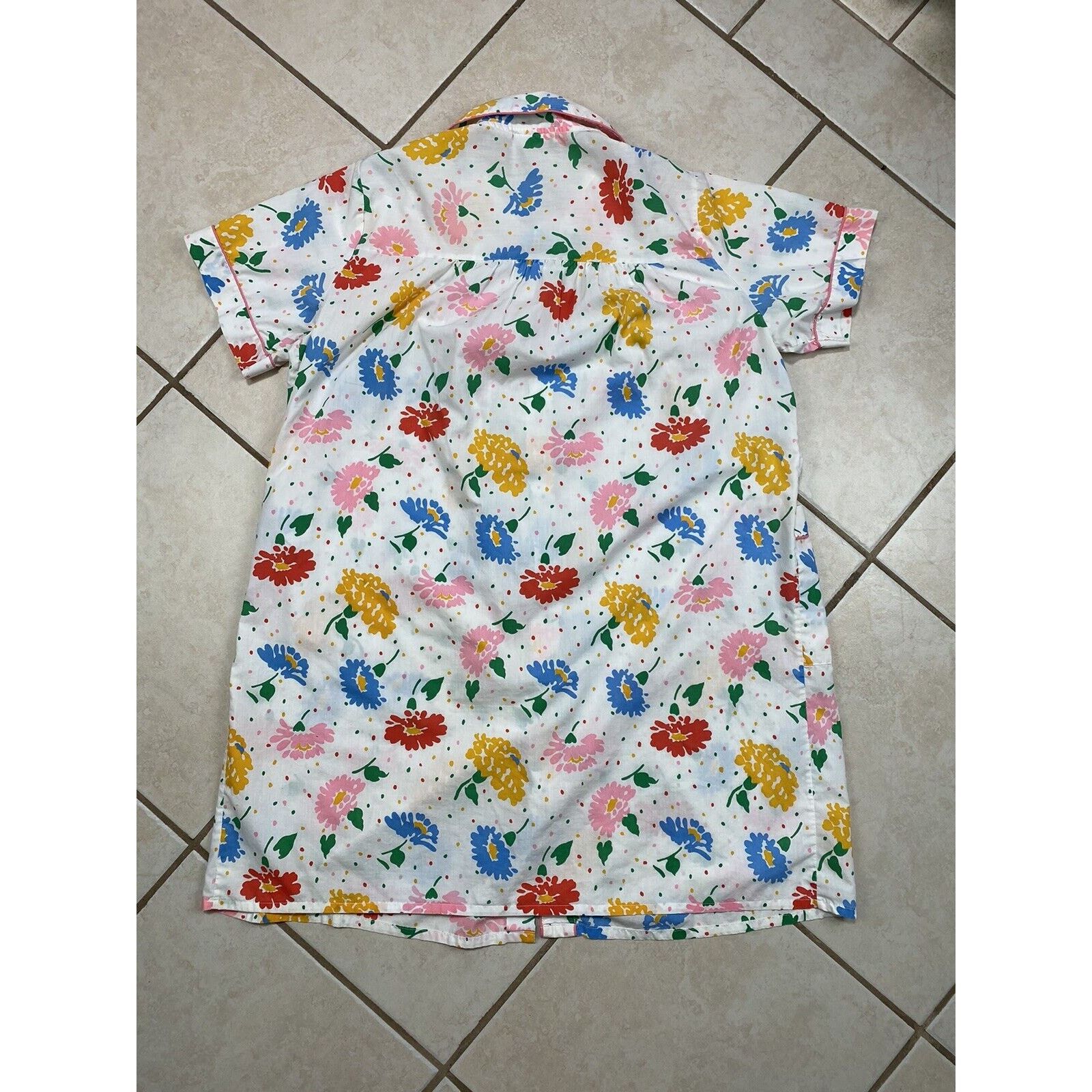 Other VTG Eyefuls Nightgown Mumu Multicolor Floral MOD Pearl Snap Size M / US 6-8 / IT 42-44 - 11 Thumbnail