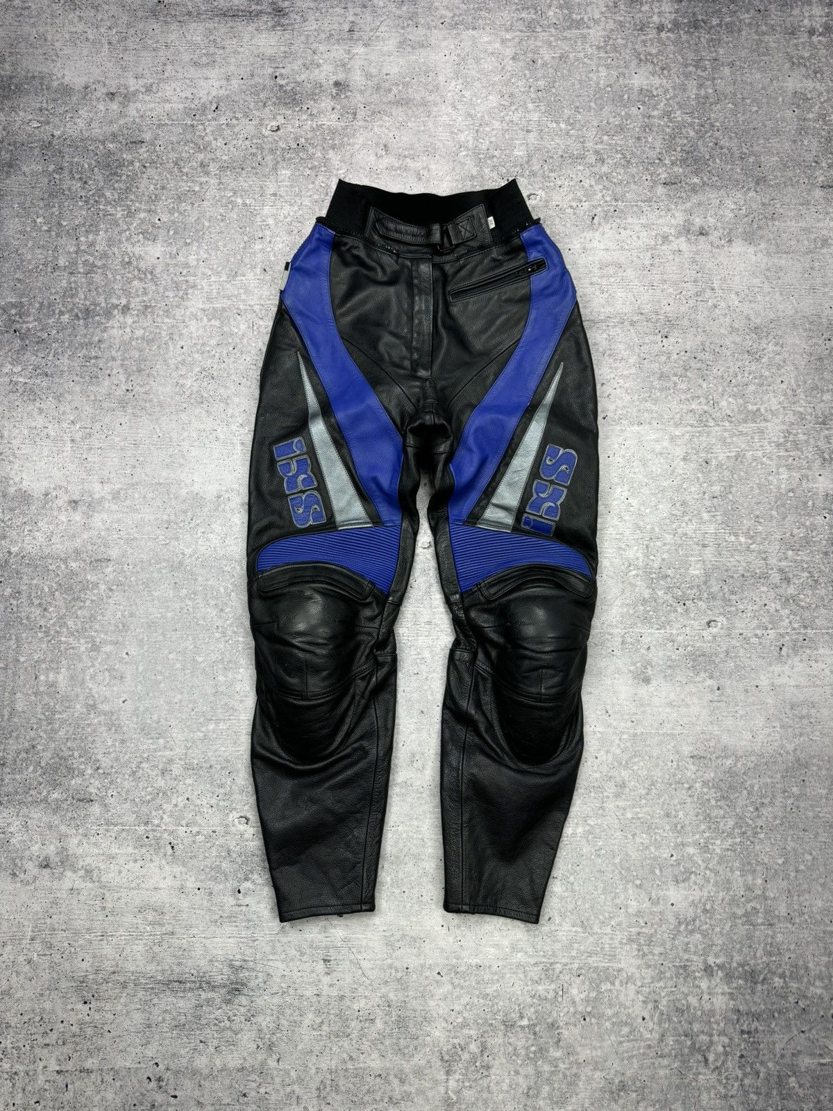 Vintage IXS Racing Moto Genuine Leather Professional Pants