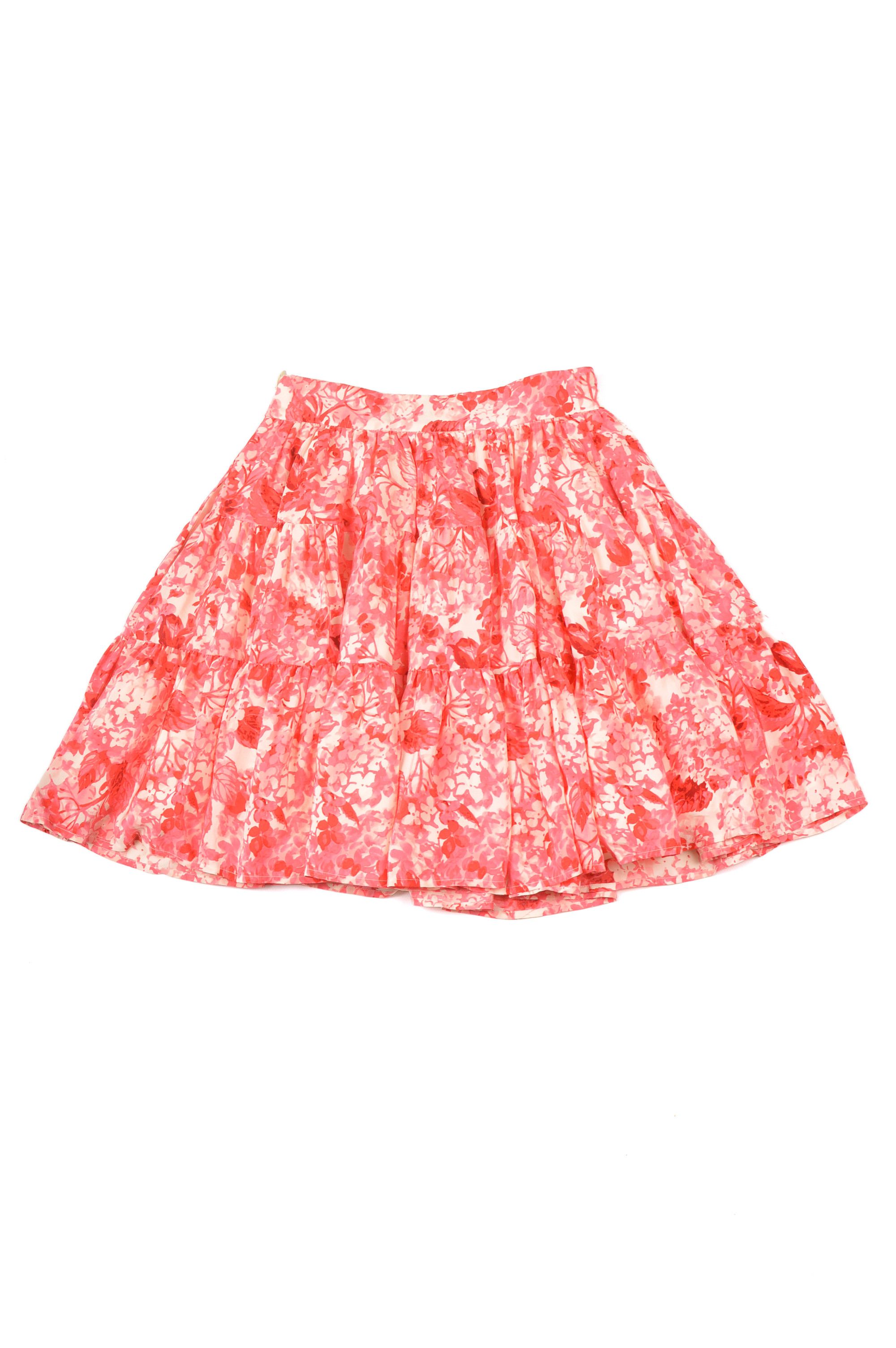 Juicy Couture Juicy Couture Silk Floral Print Midi Skirt Size 26" / US 2 / IT 38 - 6 Thumbnail