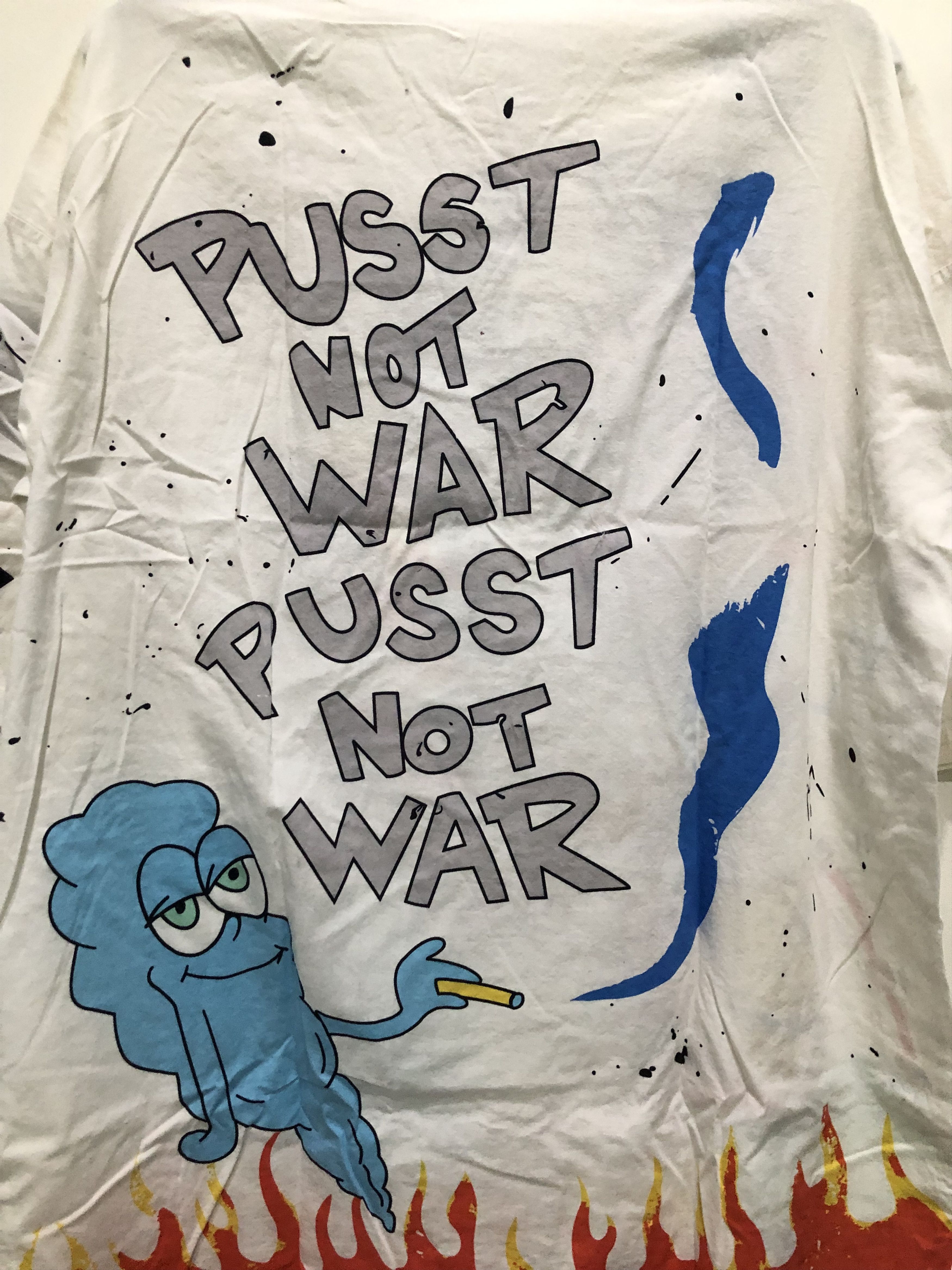Japanese Brand Anhelon Robotic Pusst Not War Shirt Button Up Size US L / EU 52-54 / 3 - 5 Thumbnail