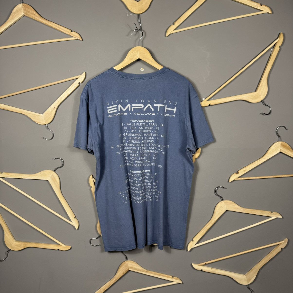 Band Tees Davin Townsend 2019 Empath Europe Tour Size US XL / EU 56 / 4 - 2 Thumbnail
