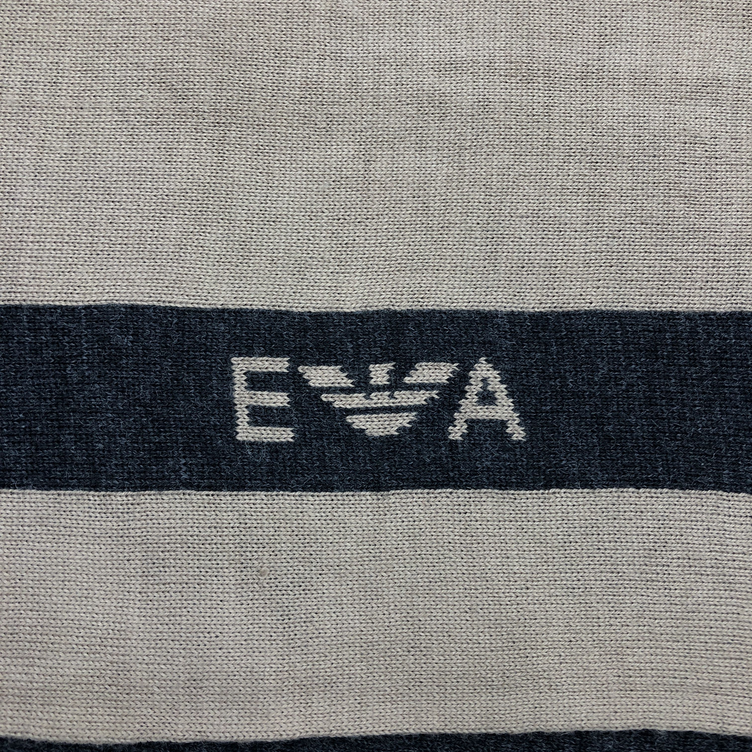 Emporio Armani Vintage Emporio Armani Scarf Muffler Knit Wool Scarves Size ONE SIZE - 7 Thumbnail