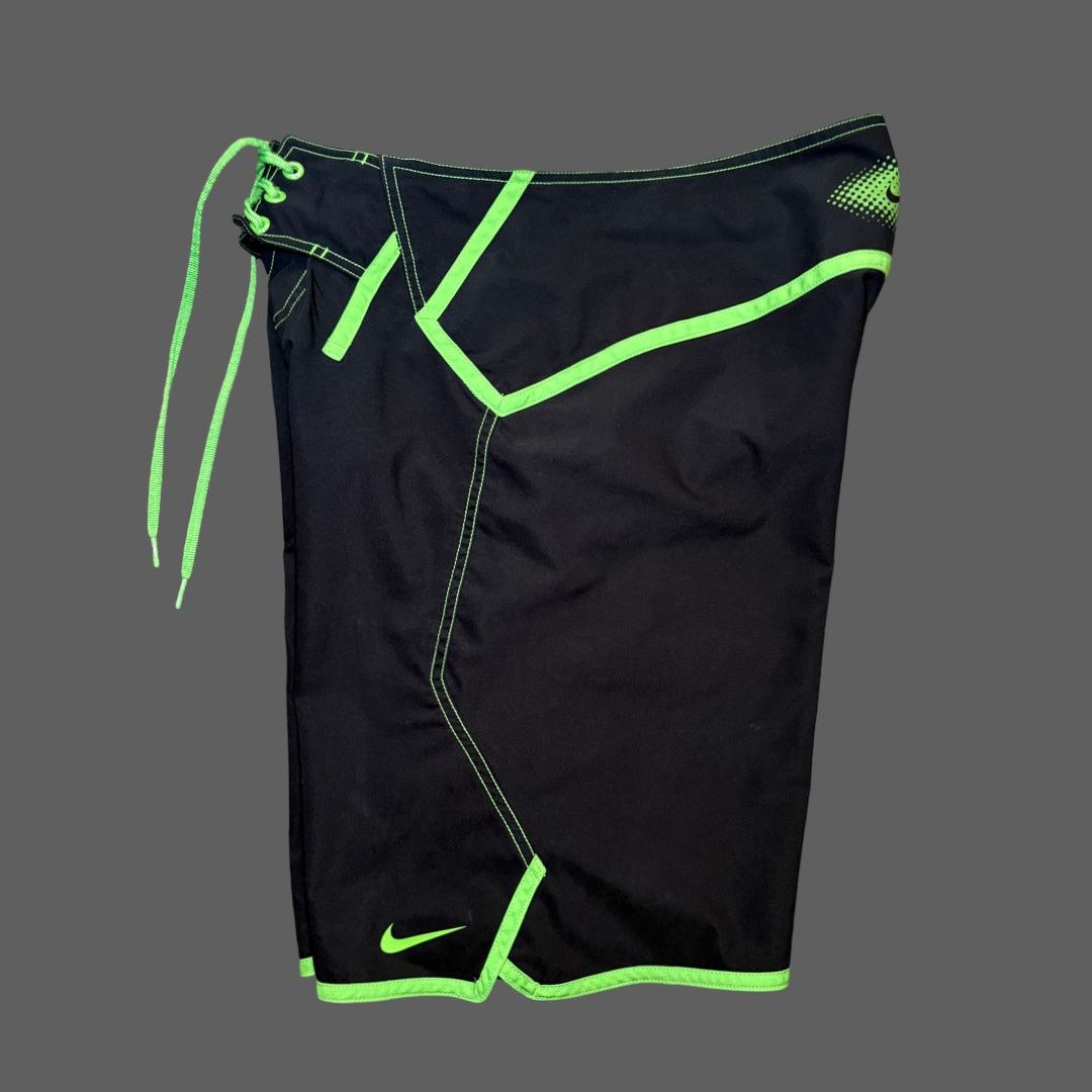 Nike Nike Y2K RARE Black/Green Boardshorts Size 30 GUC Size US 30 / EU 46 - 6 Thumbnail