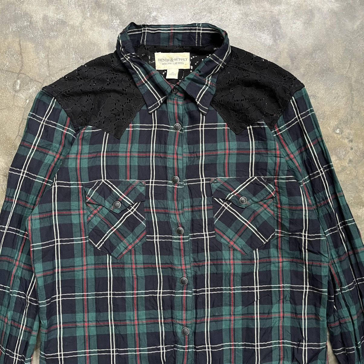 Denim & Supply Ralph Lauren Denim & Supply by Ralph Lauren Western Corchet Button Shirt Size M / US 6-8 / IT 42-44 - 3 Thumbnail