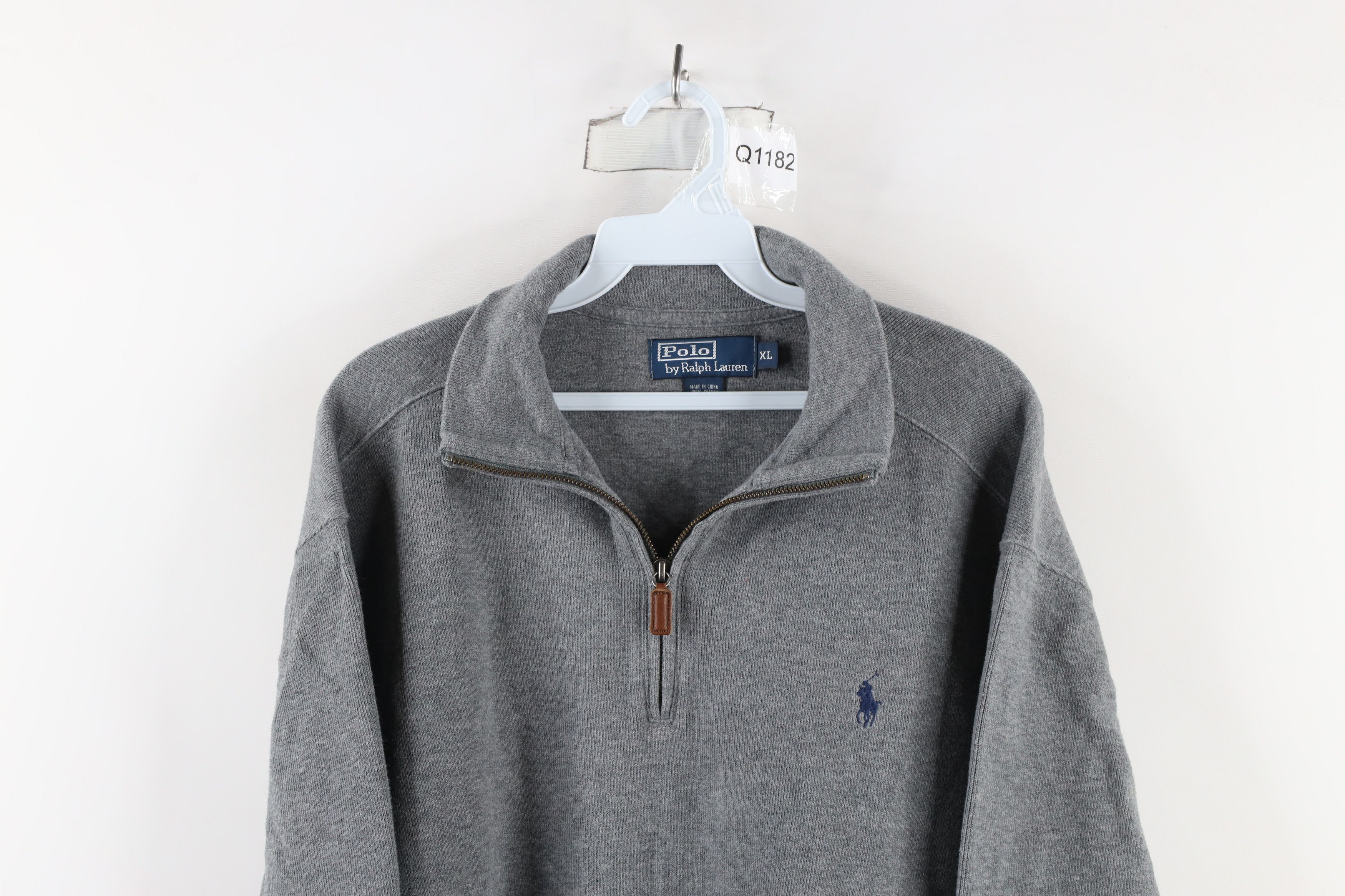Ralph Lauren × Vintage Vintage 90s Ralph Lauren Knit Half Zip Pullover Sweater Size US XL / EU 56 / 4 - 2 Thumbnail