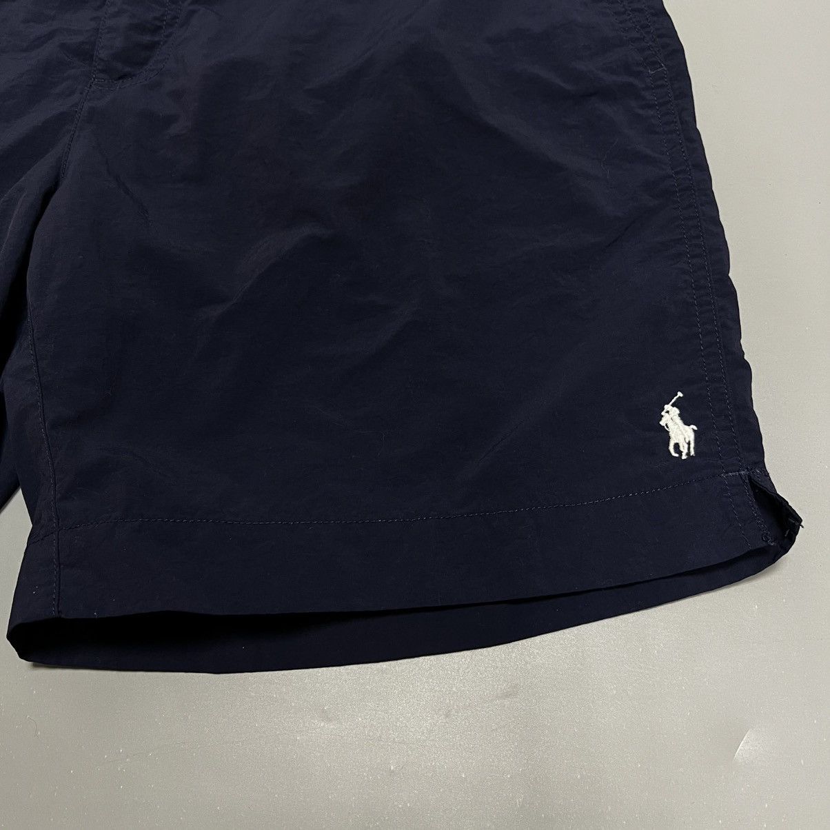 Polo Ralph Lauren × Ralph Lauren × Vintage Polo Ralph Lauren Vintage Nylon Shorts Navy Size US 34 / EU 50 - 4 Thumbnail