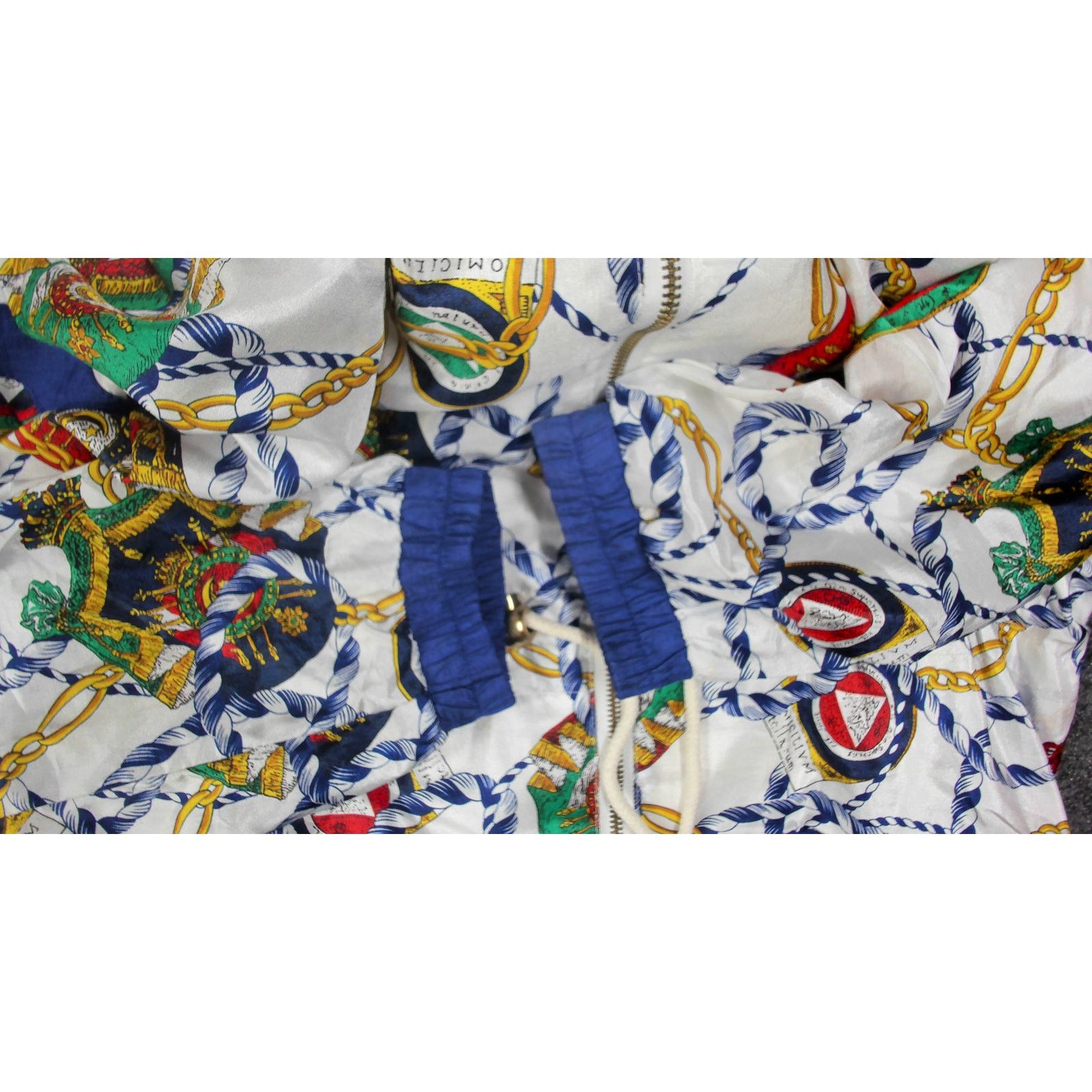 Vintage Lavon Vintage Y2K Oversized Nautical Chain Print Windbreaker Size M / US 6-8 / IT 42-44 - 8 Thumbnail