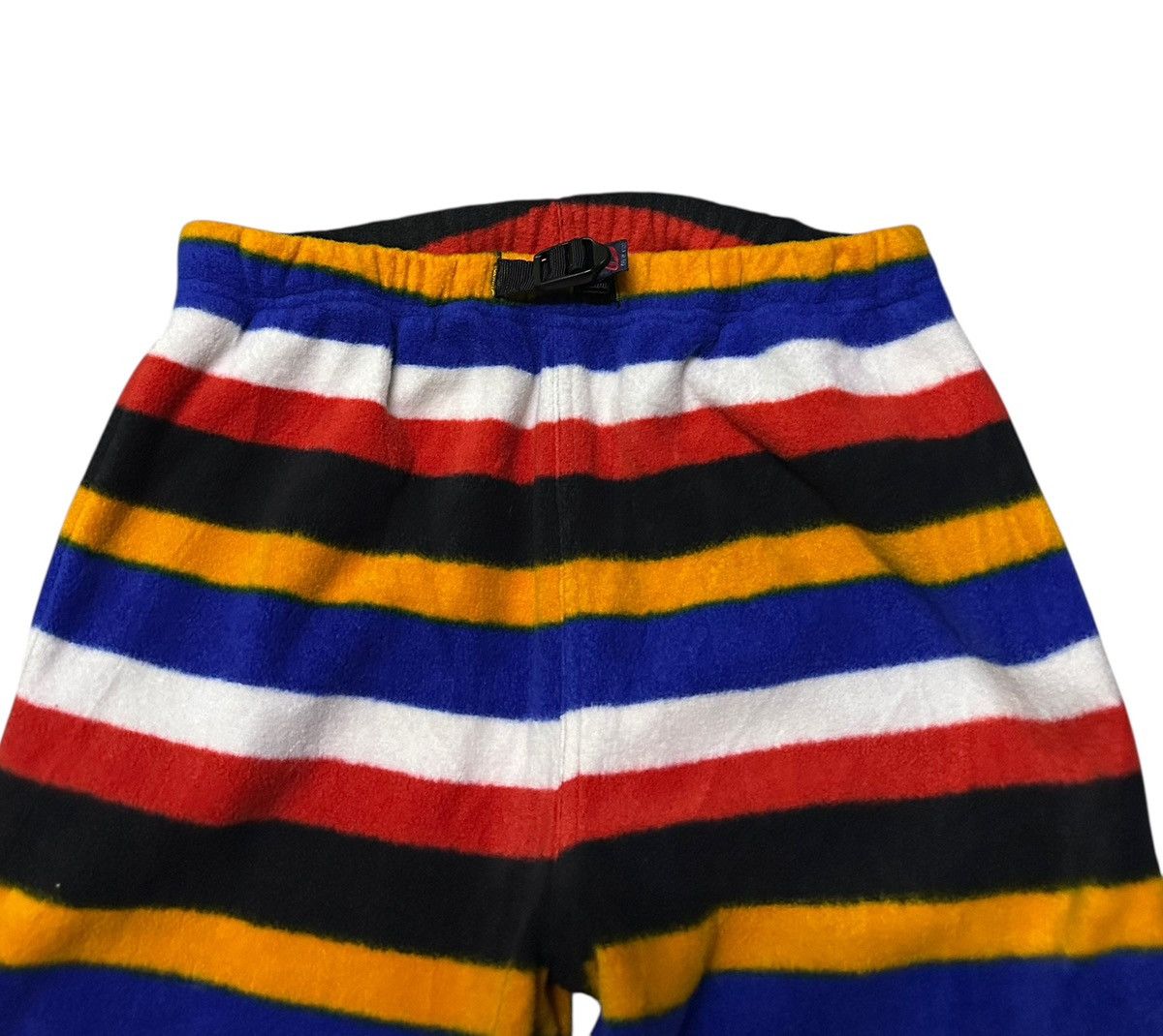 Blue Blue Japan Gaijin made striped multicolor fleece pants Size US 30 / EU 46 - 3 Thumbnail