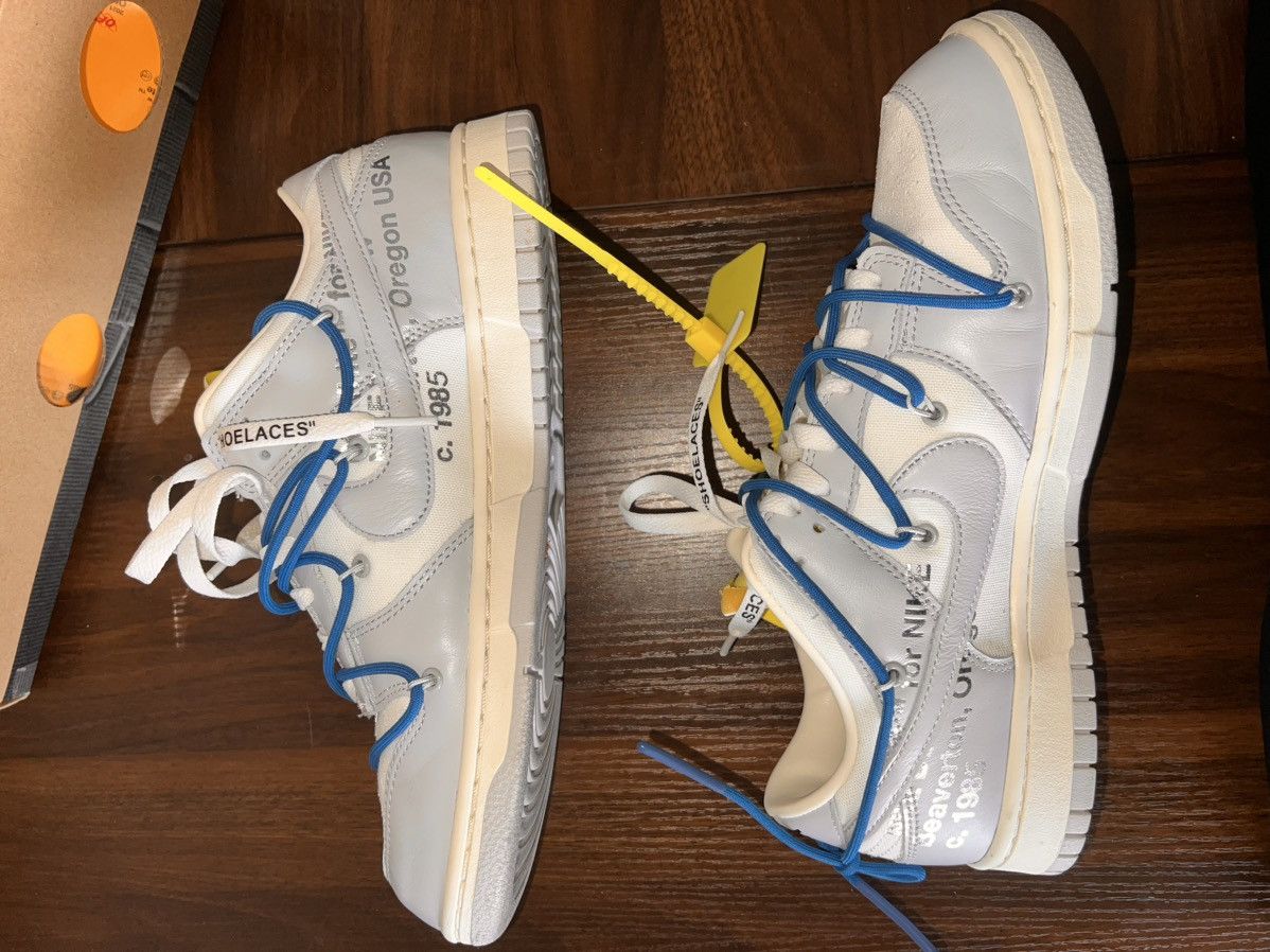 Nike × Off-White Nike Dunk Low / Off white Lot #10 Size US 10.5 / EU 43-44 - 6 Thumbnail