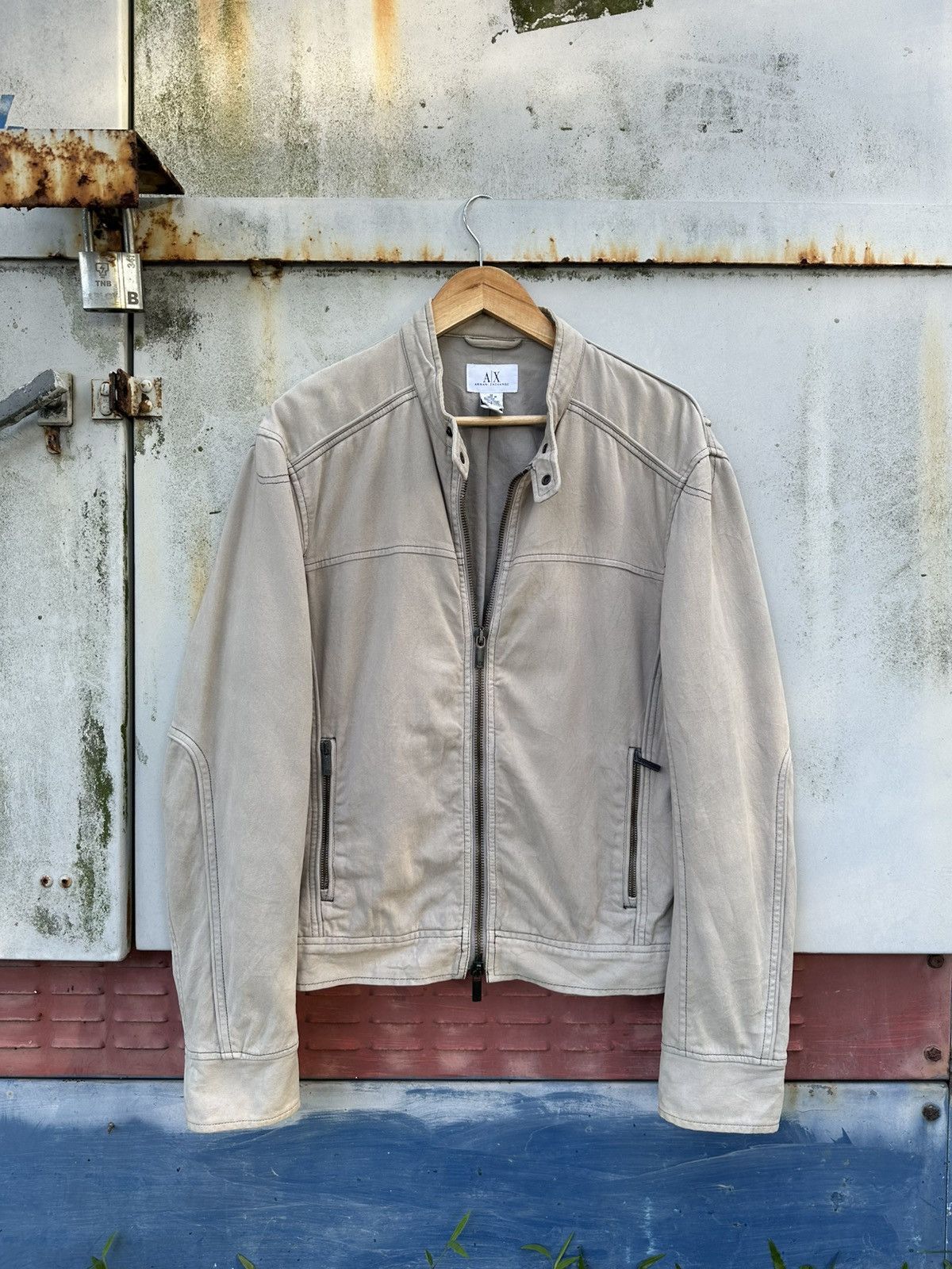 Armani Exchange 👹Vintage Armani Exchange Detroit Jacket Size US L / EU 52-54 / 3 - 3 Thumbnail