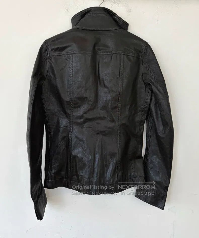 Rick Owens RICK OWENS Slim Fit Leather Jacket - Leather Blazer Size US M / EU 48-50 / 2 - 2 Thumbnail