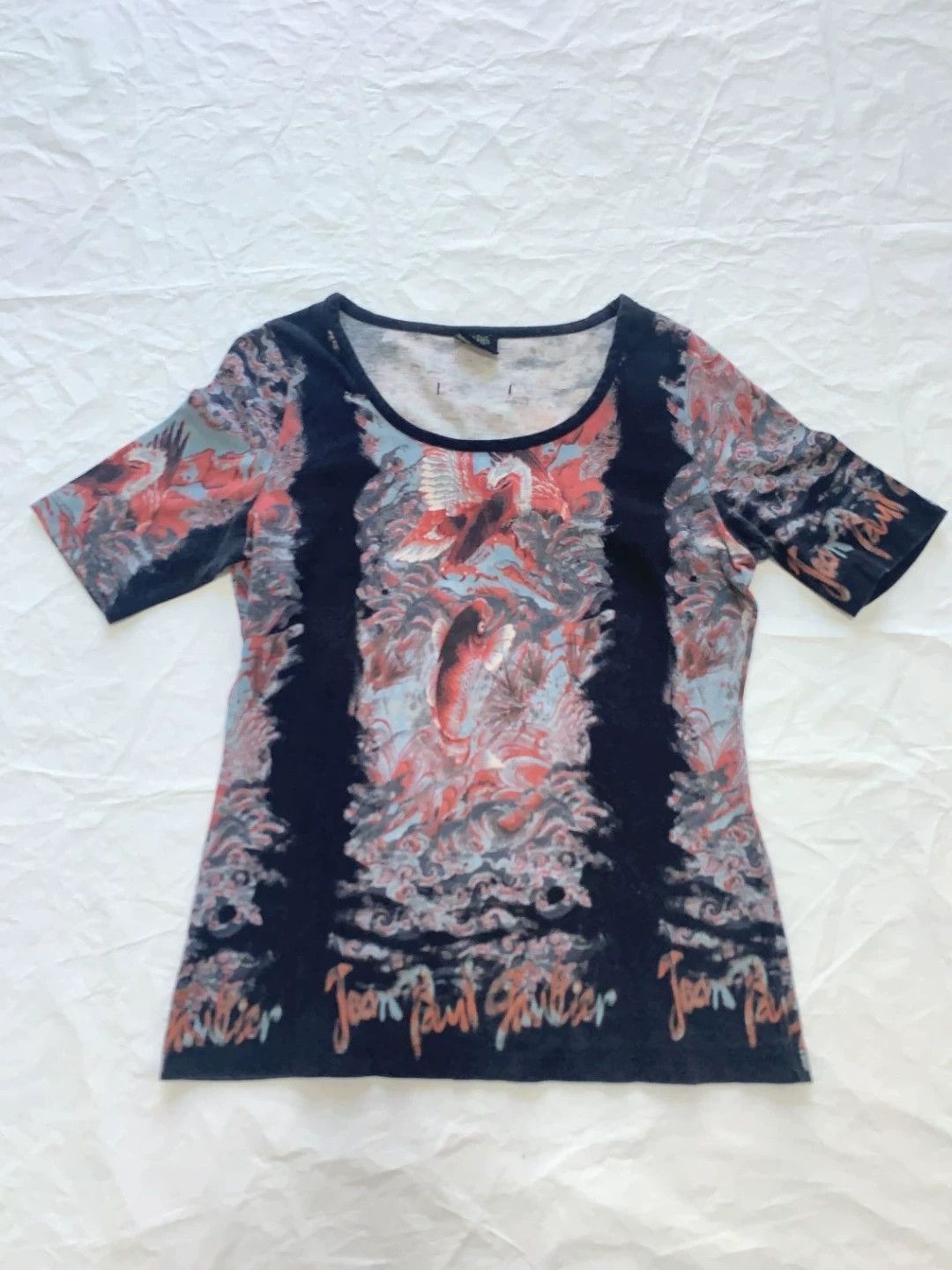 Jean Paul Gaultier Carp pattern short sleeve