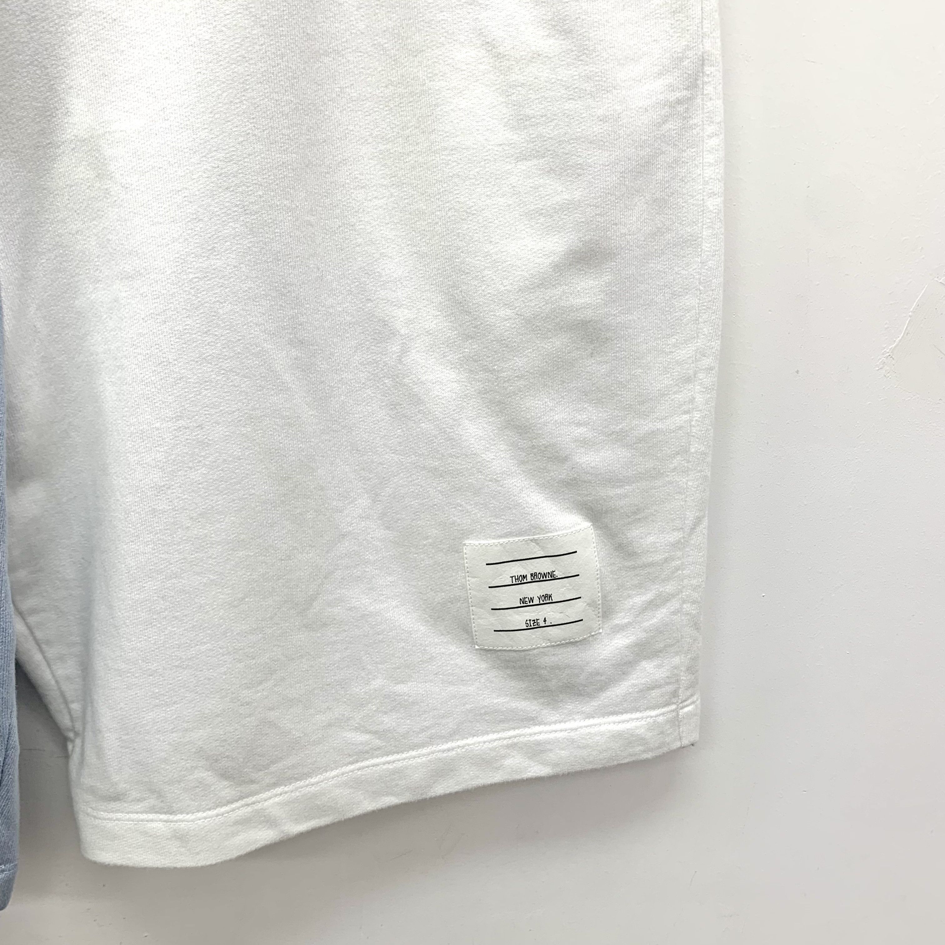 Thom Browne Thom Browne Colorblock Drawstring Shorts Blue/White (4) Size US 32 / EU 48 - 9 Thumbnail