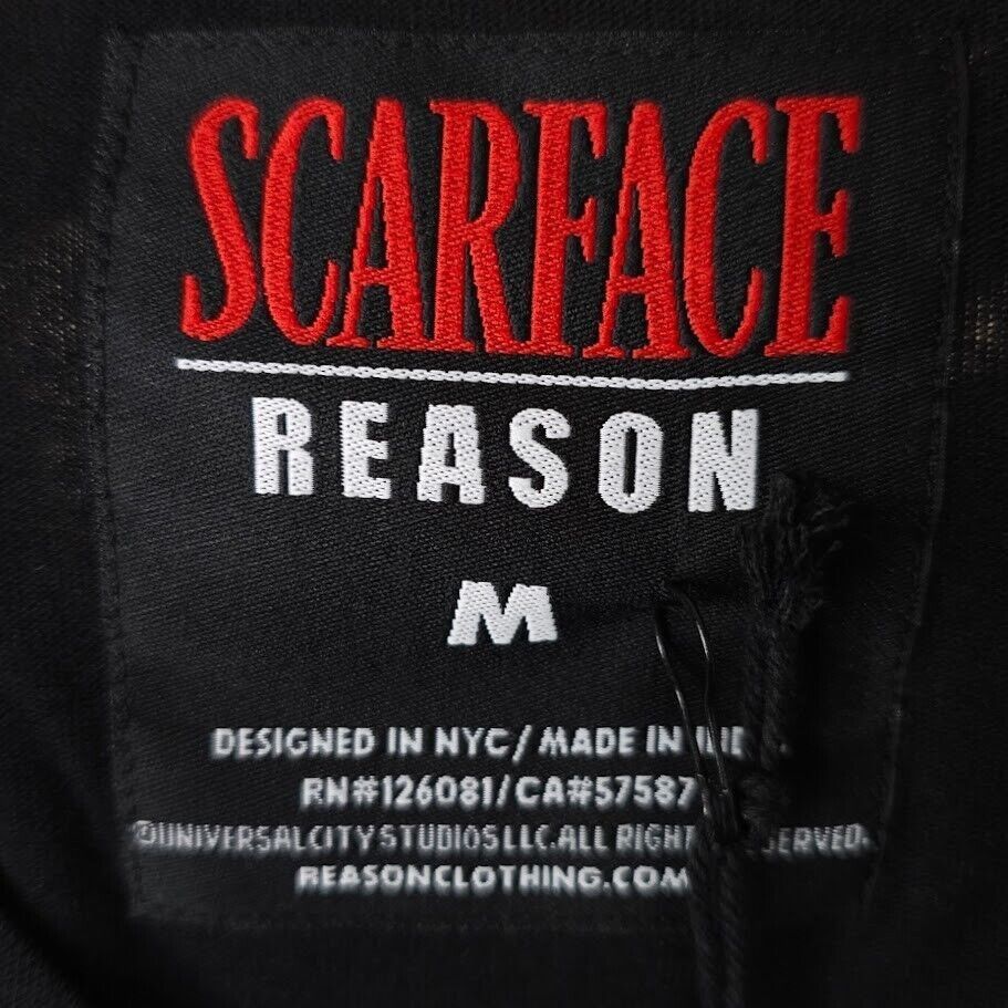 Other Scarface T Shirt Mens Size Medium Black Reason Universal Size US M / EU 48-50 / 2 - 6 Thumbnail