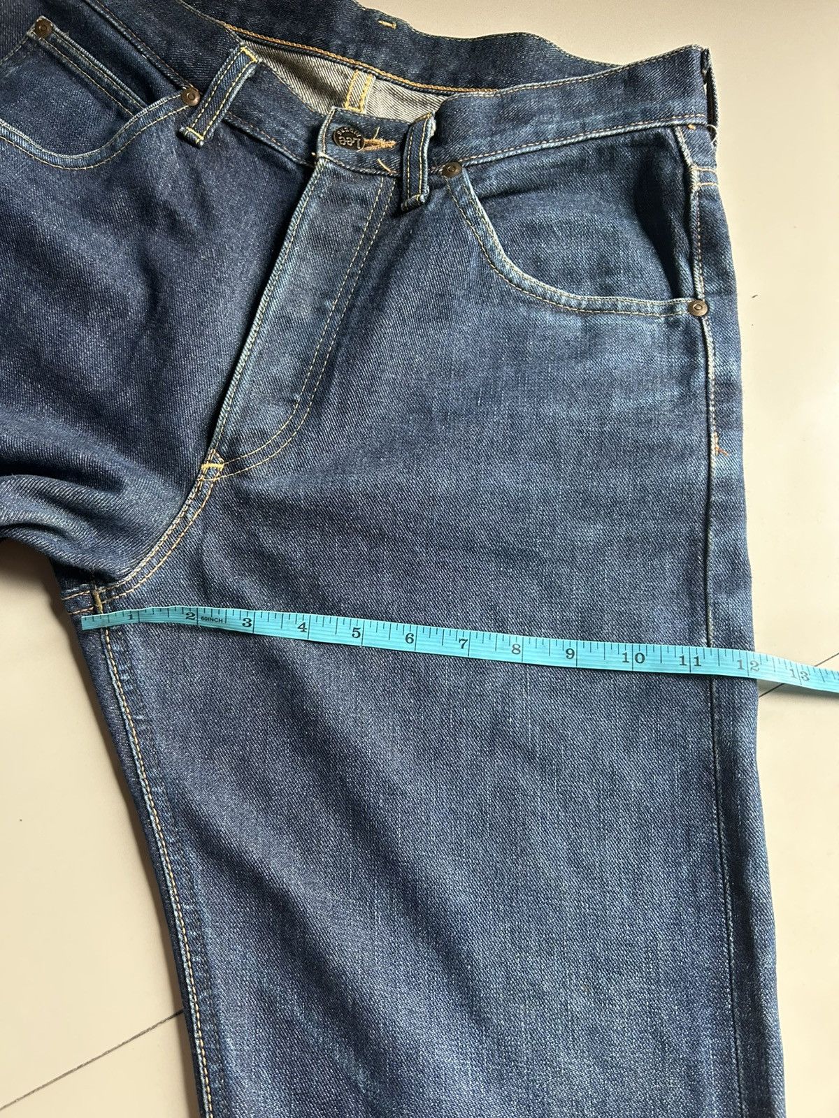 Lee LEE Riders Sanforized Selvedge Jeans Size US 31 - 24 Thumbnail