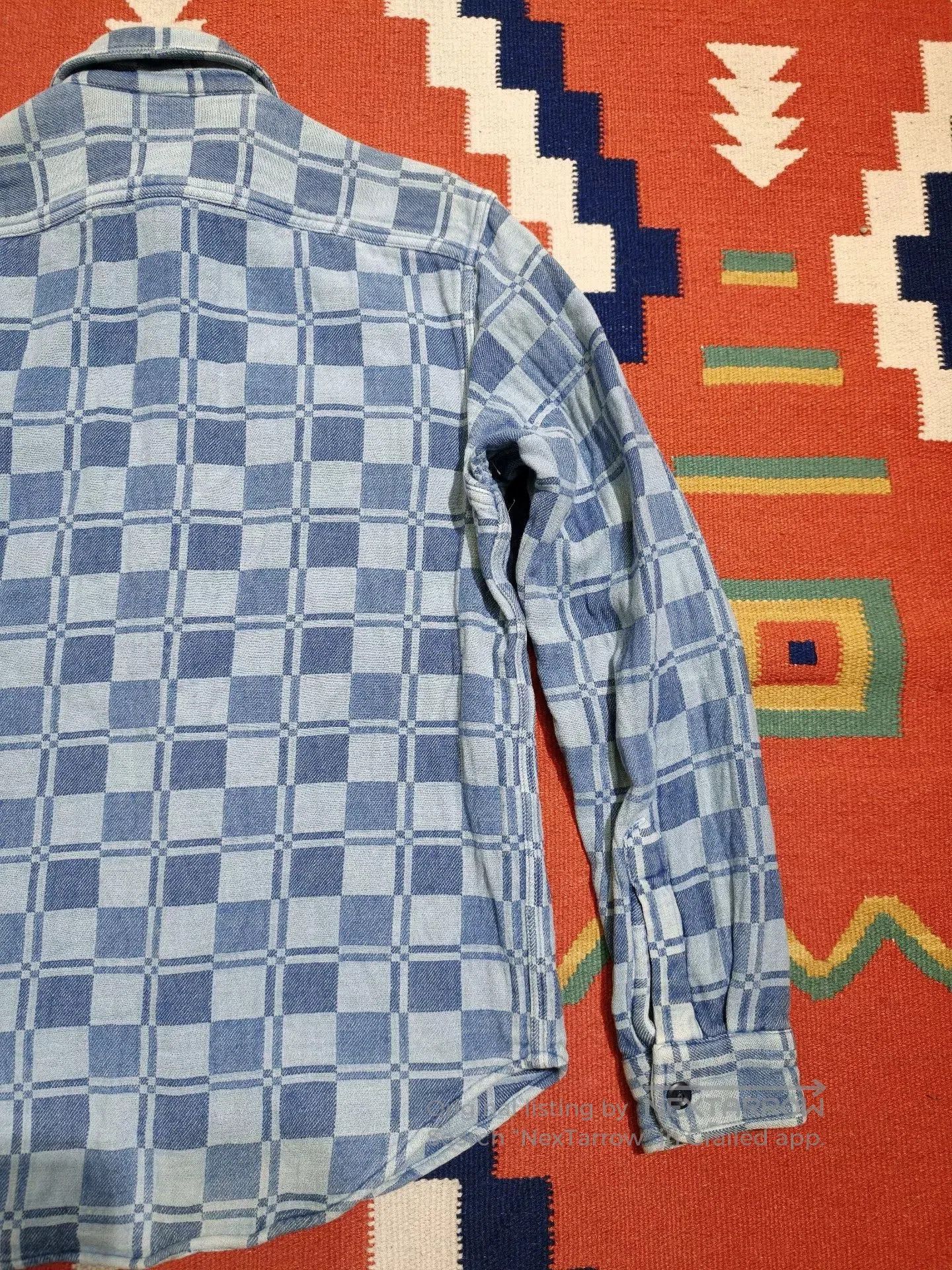 RRL Ralph Lauren RRL Ralph Lauren Classic Checkered Work Shirt. Size US S / EU 44-46 / 1 - 6 Thumbnail
