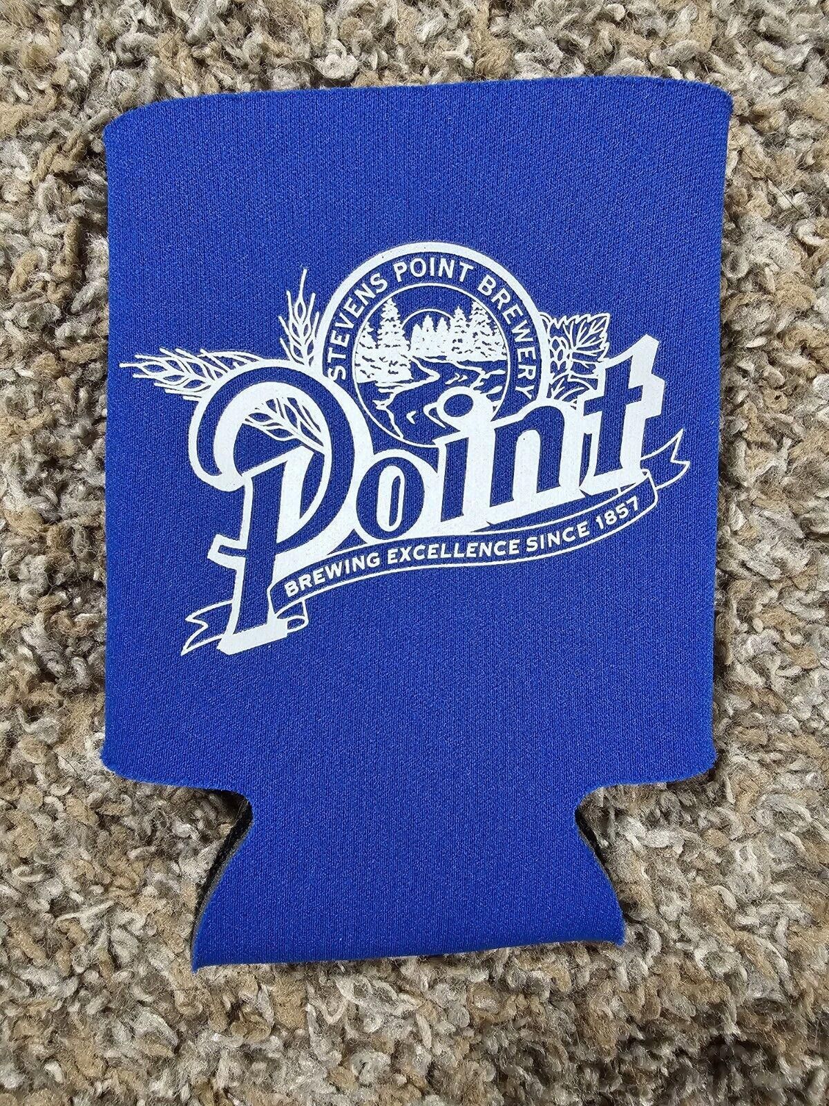 Designer stevens point brewery POINT blue can koozie insulator Size ONE SIZE - 1 Thumbnail