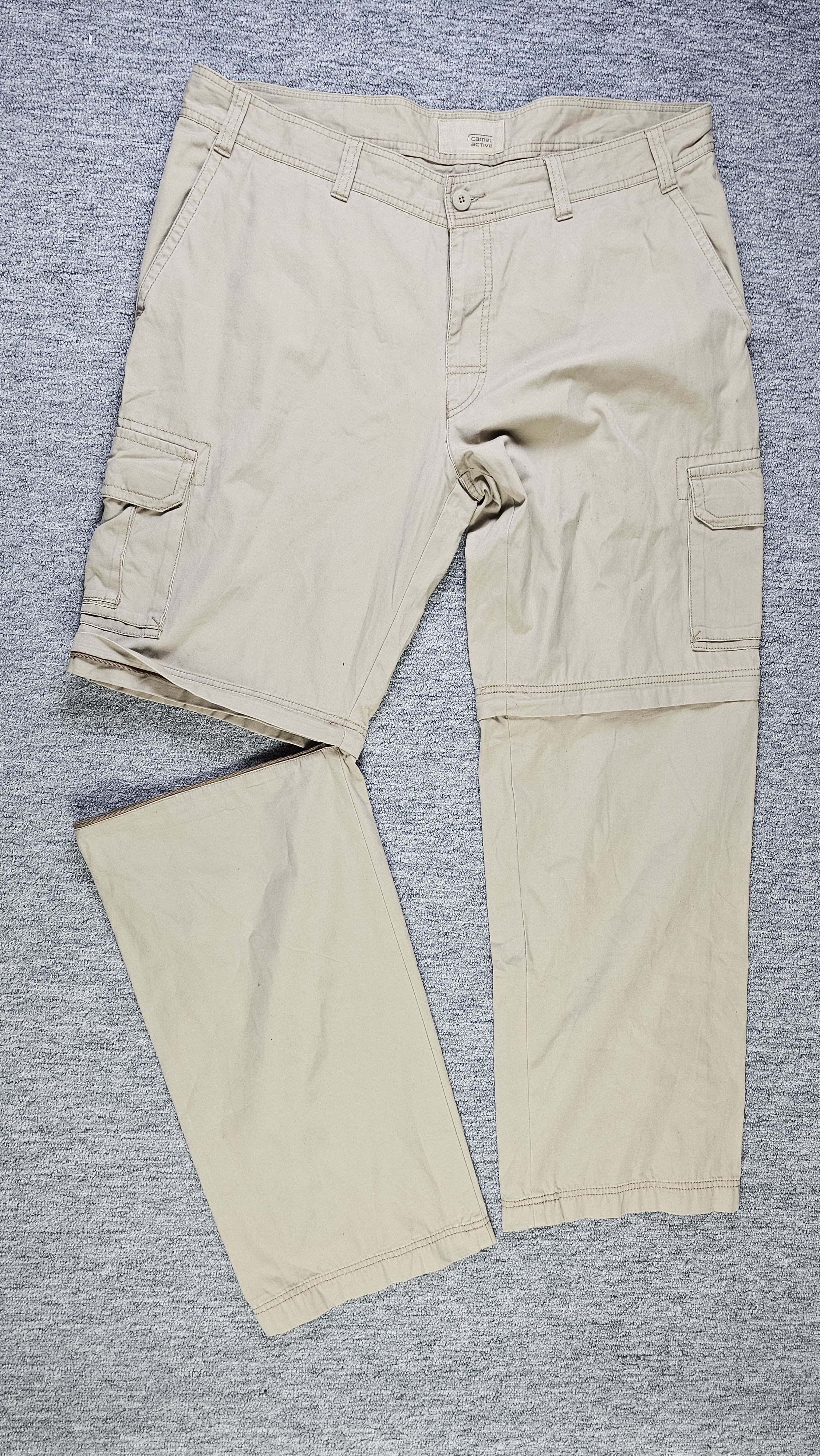 camel active Vintage Camel Active Zip-Off Convertible Cargo Pants Size US 40 / EU 56 - 1 Thumbnail