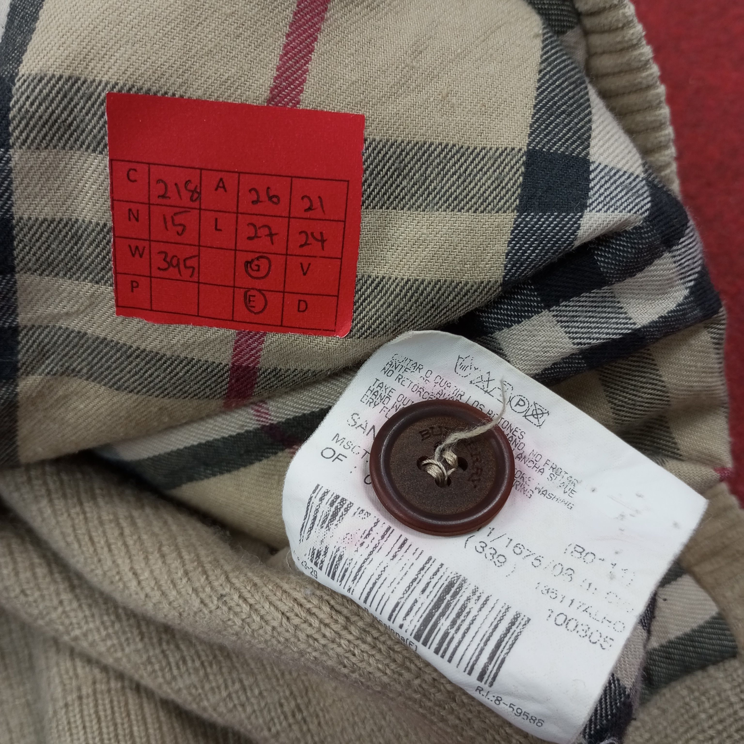Burberry × Vintage Burberry London Fashion Brand Custom Art Jacket c218n15 Size US XL / EU 56 / 4 - 8 Thumbnail