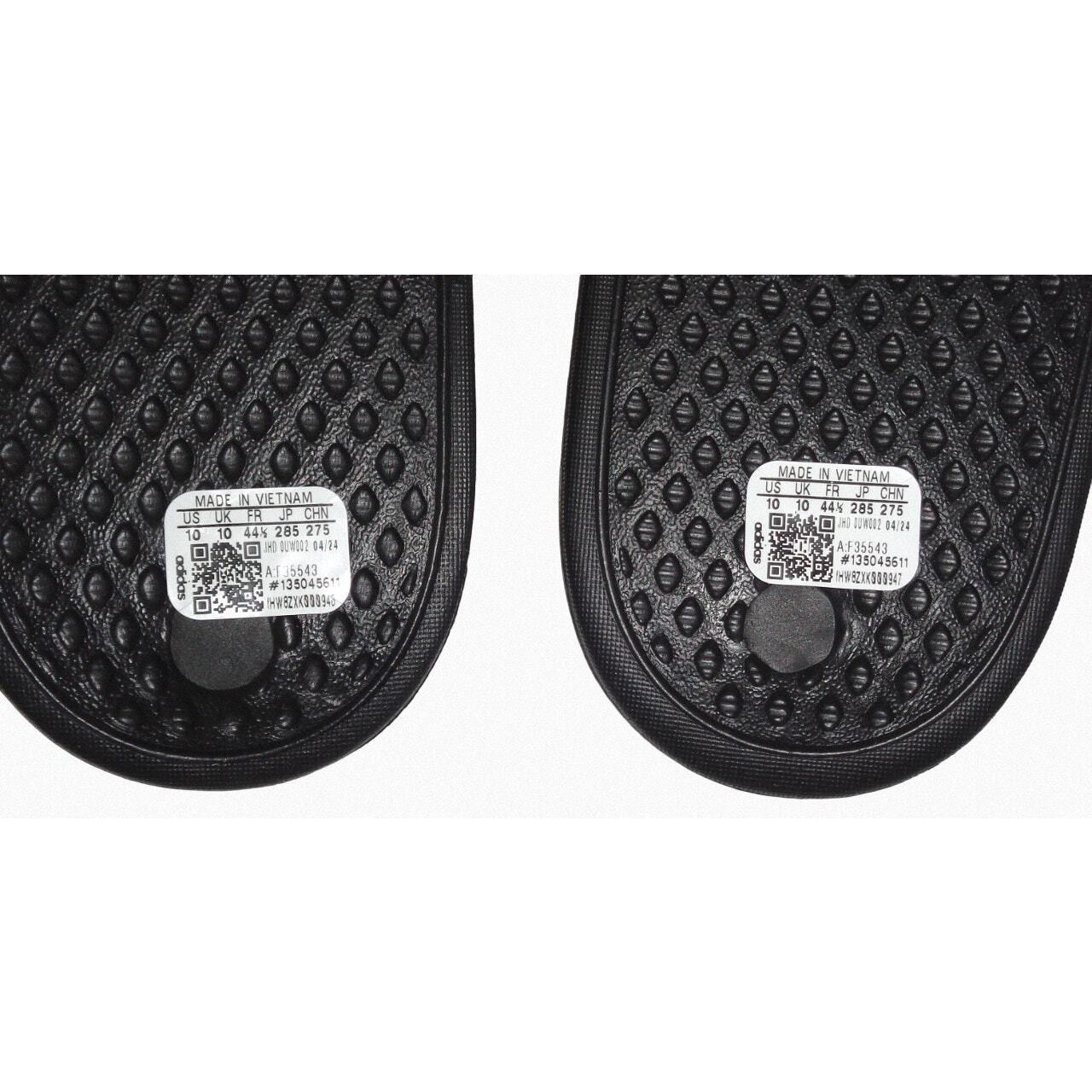 Adidas New Adidas Adilette Aqua Black Slip On Sandals Shoes Mens 10 Size US 10 / EU 43 - 5 Thumbnail