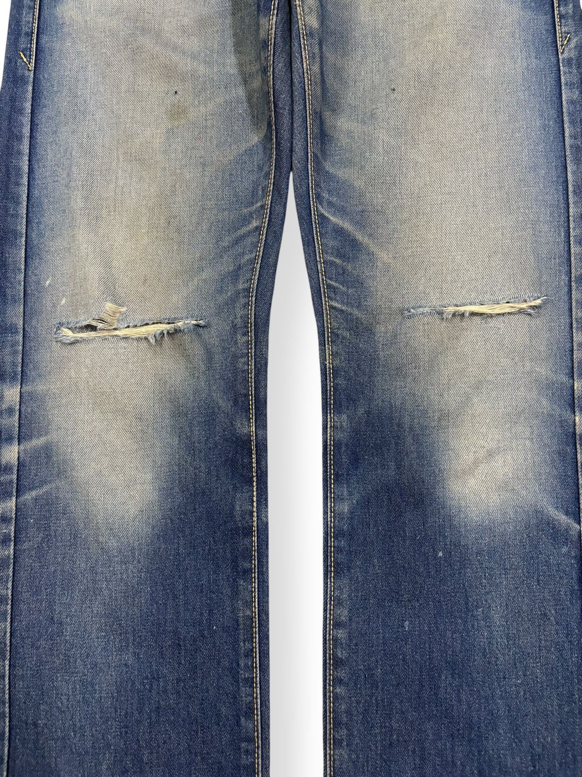Johnbull Vintage Japanese Brand Johnbull Blue Faded Distressed Jeans Size US 31 - 5 Thumbnail