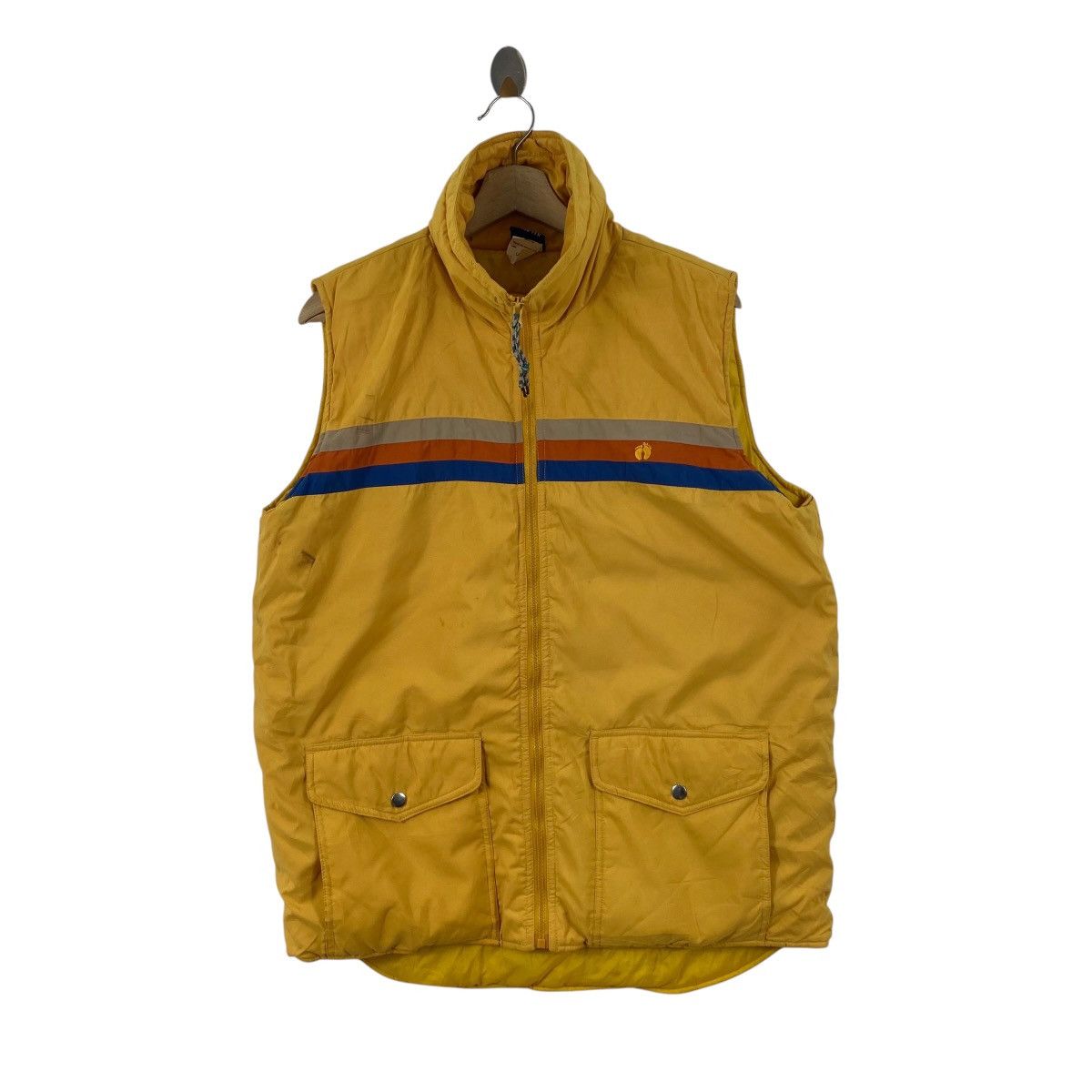 Hang Ten Vintage HANG TEN Puffer Vesy Stripe Outdoor Streetwear Size US L / EU 52-54 / 3 - 3 Thumbnail