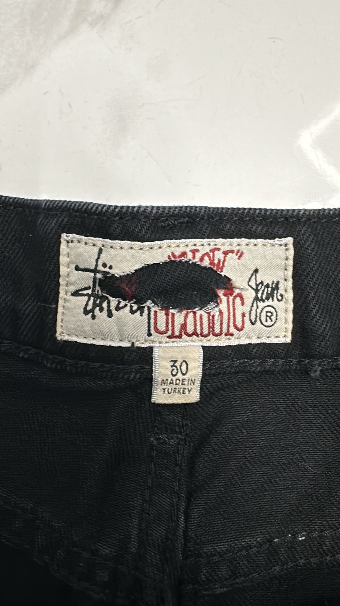 Stussy × Vintage Stüssy New Classic Jean Size 30 Black Size US 30 / EU 46 - 6 Thumbnail