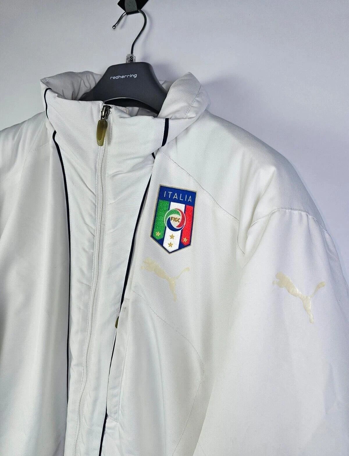 Puma Puma Italia FIGC Y2K Padded Puffer Jacket White Football XL Size US XL / EU 56 / 4 - 3 Thumbnail