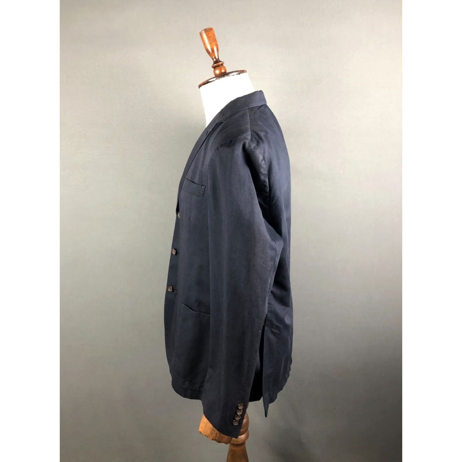 Ralph Lauren Ralph Lauren Blazer Men 44R Dark Blue Cotton Blend Single-Breasted" Size 44R - 2 Thumbnail