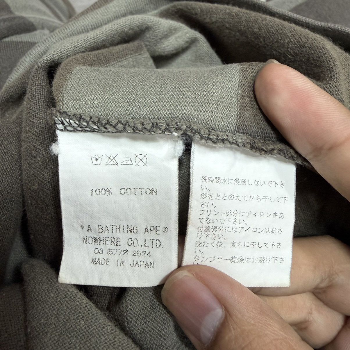 Bape Bape strope polo L/S ogbape Size US L / EU 52-54 / 3 - 7 Thumbnail