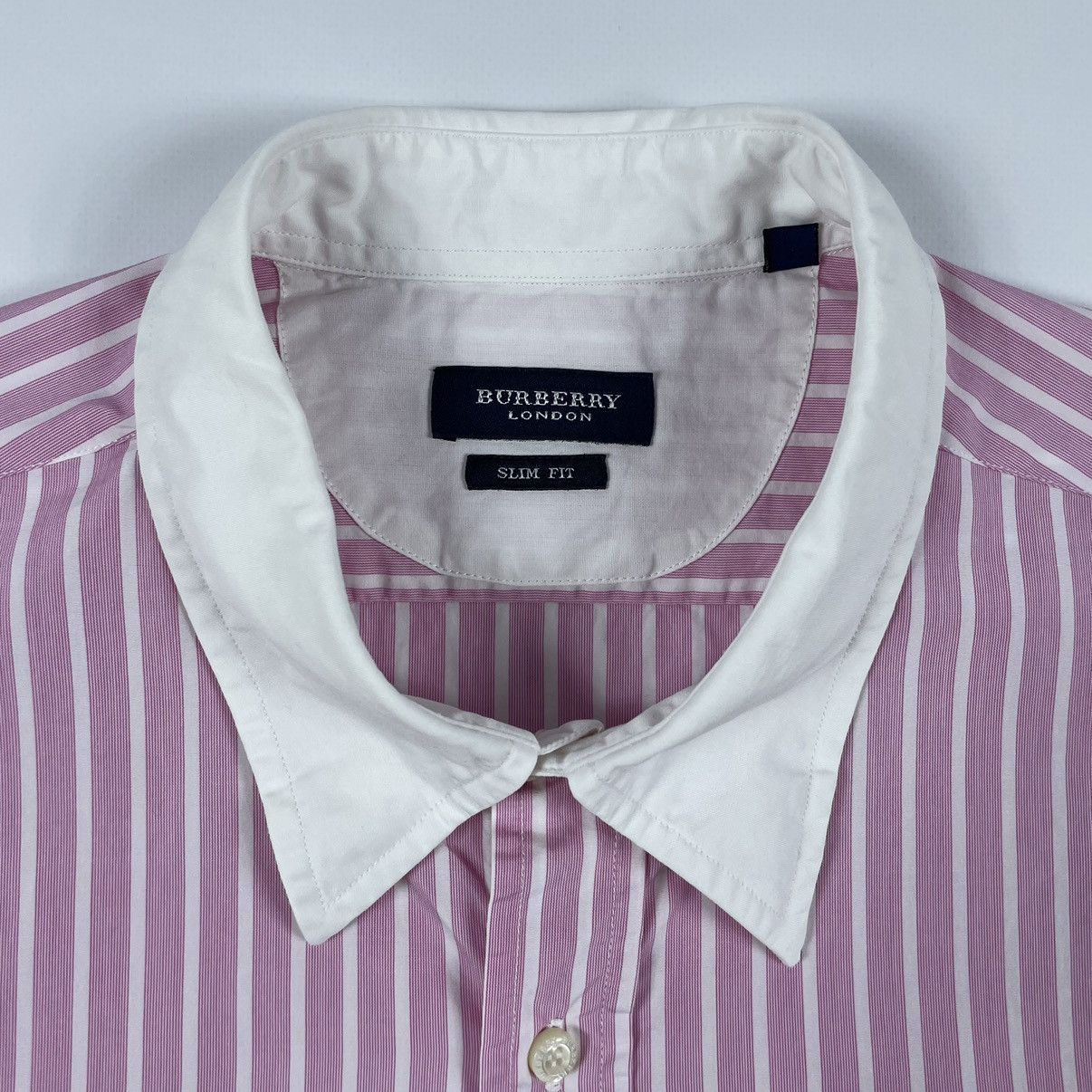 Burberry Burberry London Striped Shirt Button Up Size US XL / EU 56 / 4 - 4 Thumbnail